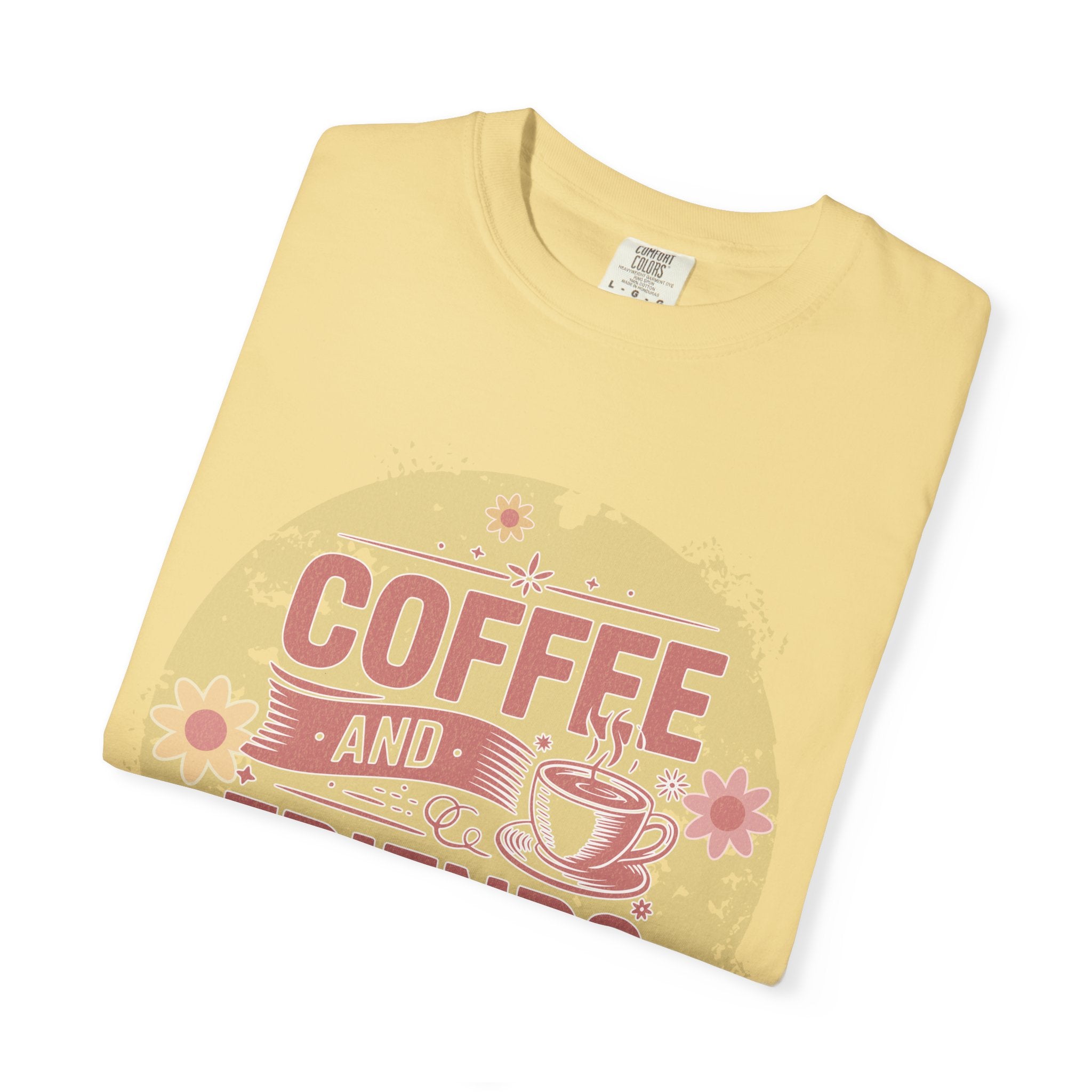 Coffee and Friends Textured T-Shirt — 'Makes the Perfect Blend' Casual Tee
