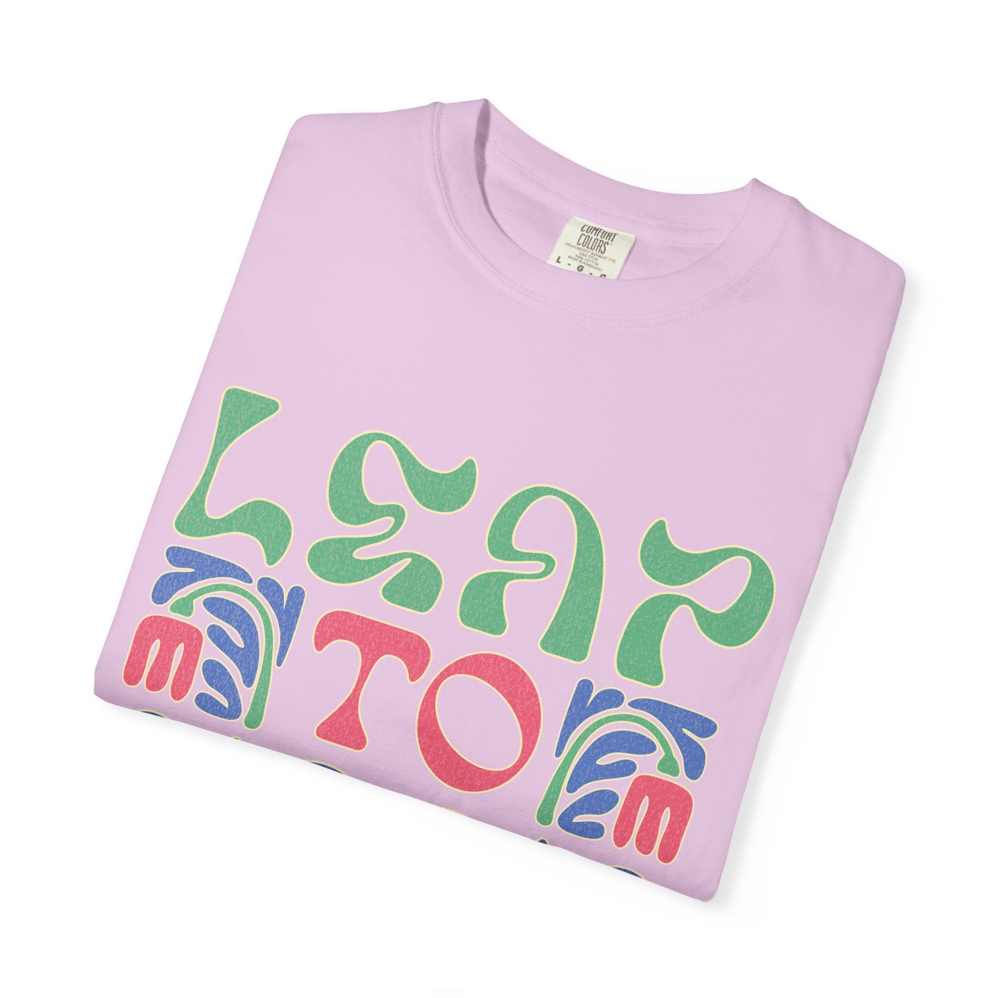 Leap To Soar T-shirt |Textured Retro Psychedelic Typography