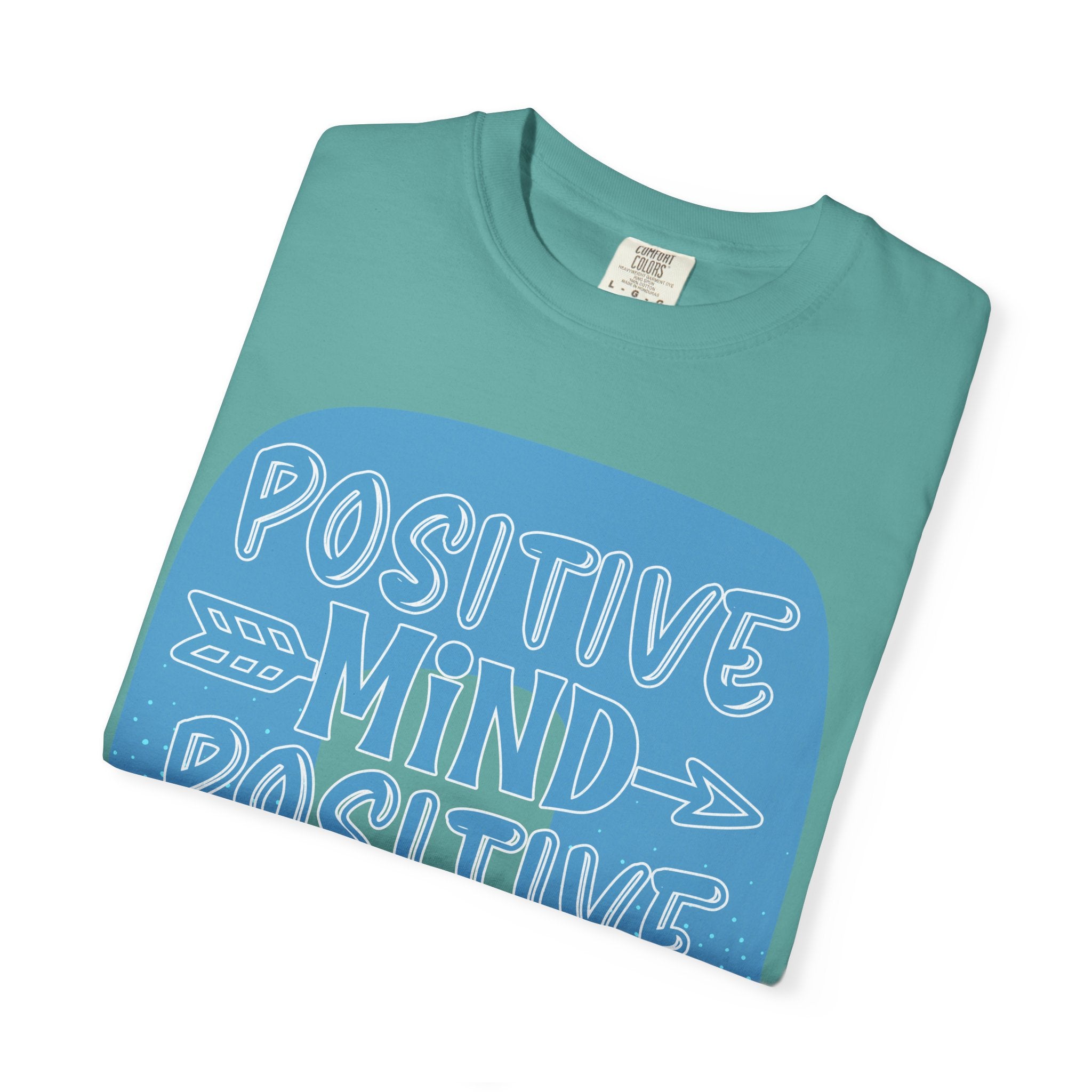 Positive Mind Positive Vibes Textured T-Shirt