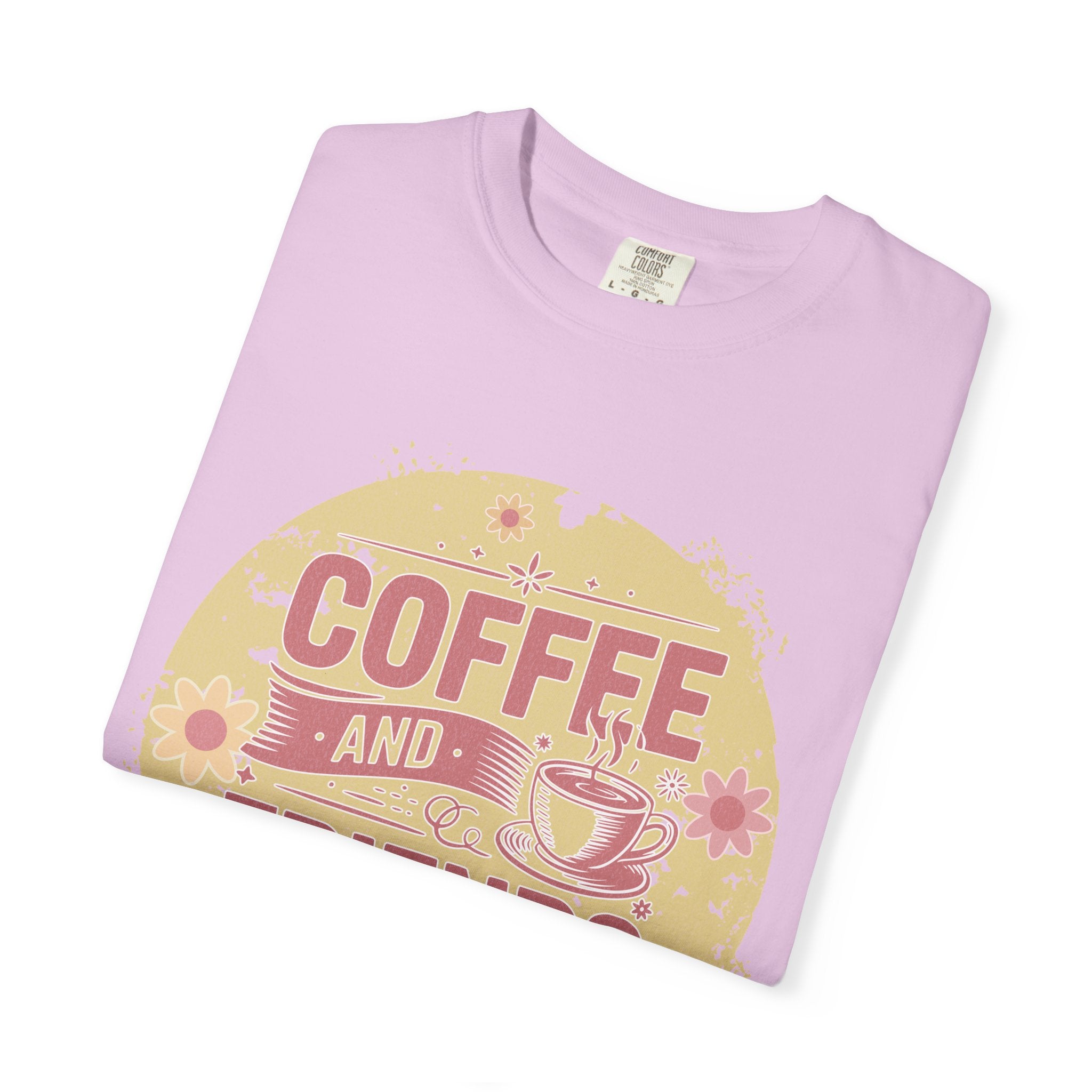 Coffee and Friends Textured T-Shirt — 'Makes the Perfect Blend' Casual Tee