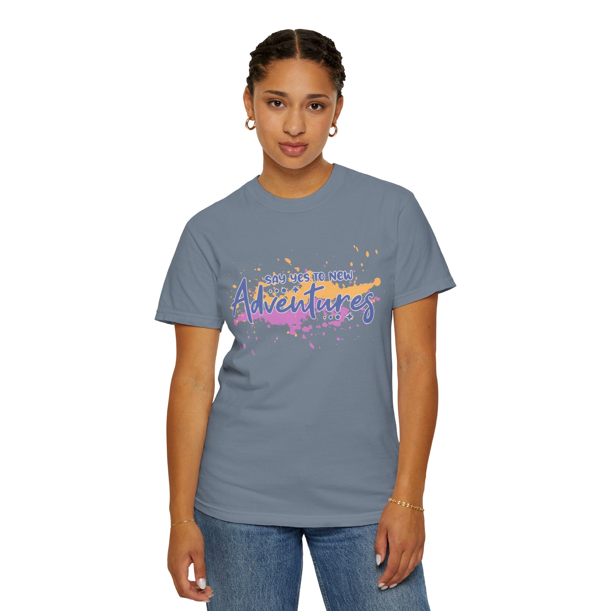 Adventure T‑Shirt – "Say Yes to New Adventures" Graphic Tee