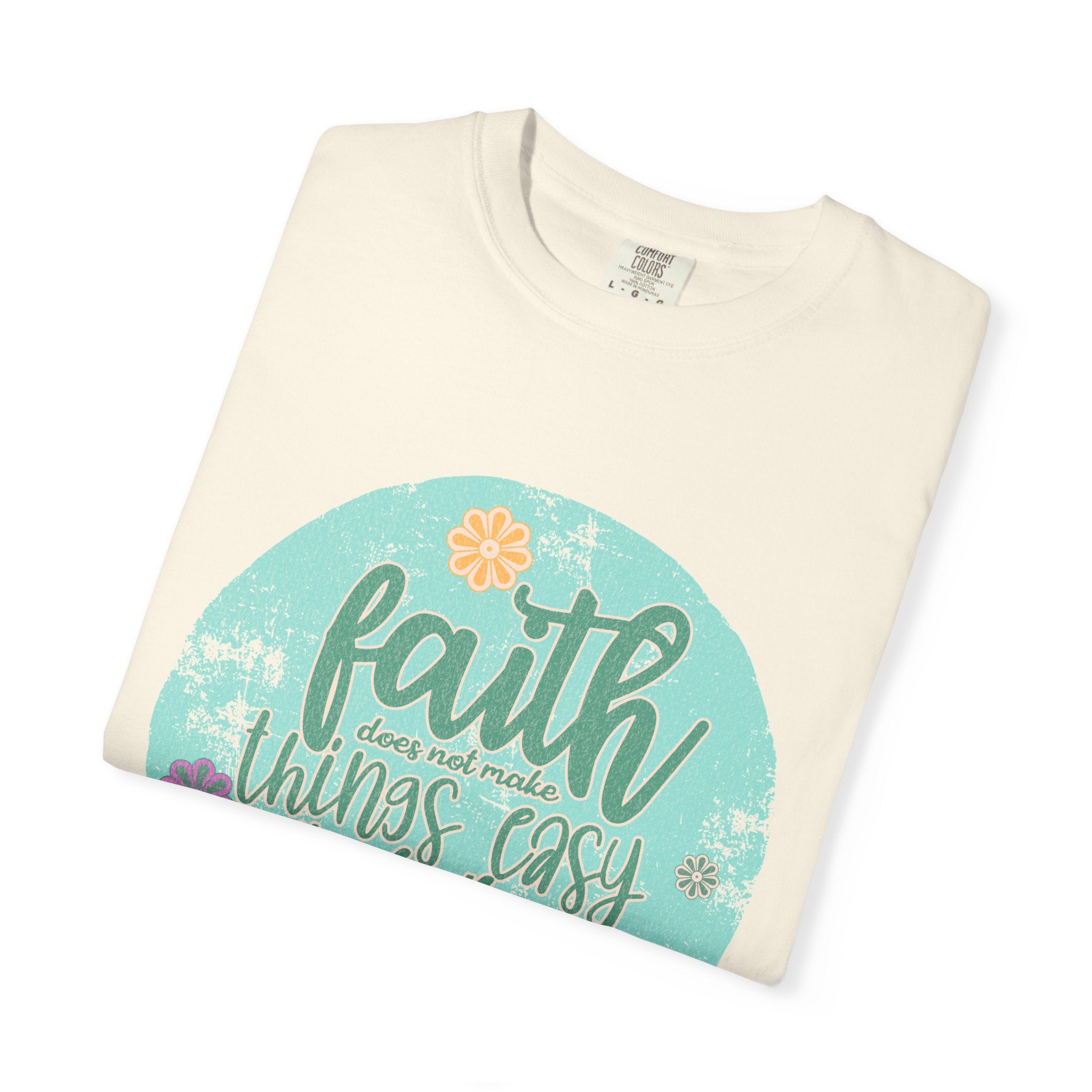 Faith Makes All Things Possible T-Shirt |Textured Inspirational Tee
