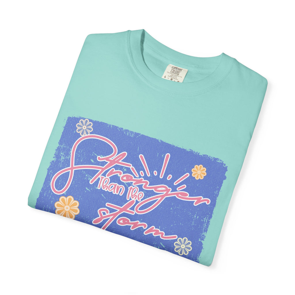 Stranger Than Fiction T-shirt | Textured Retro Script Floral Graphic