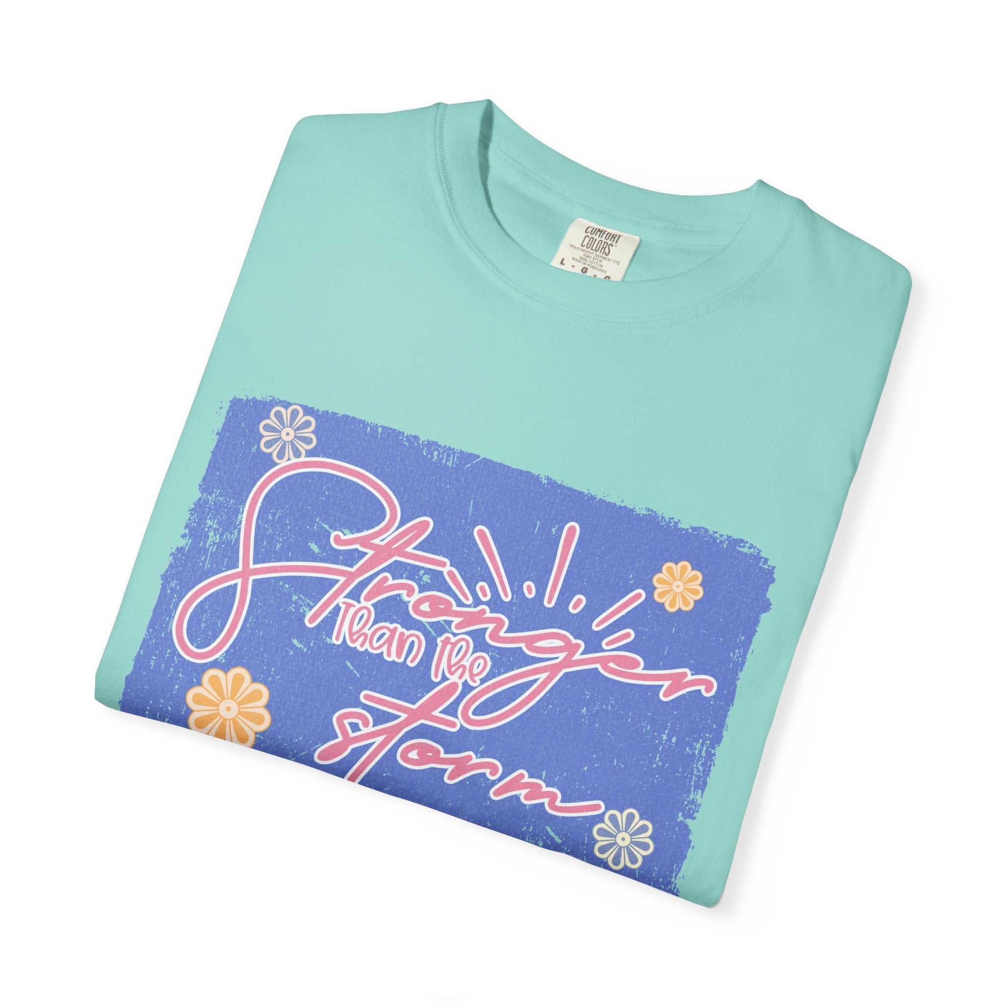 Stranger Than Fiction T-shirt | Textured Retro Script Floral Graphic