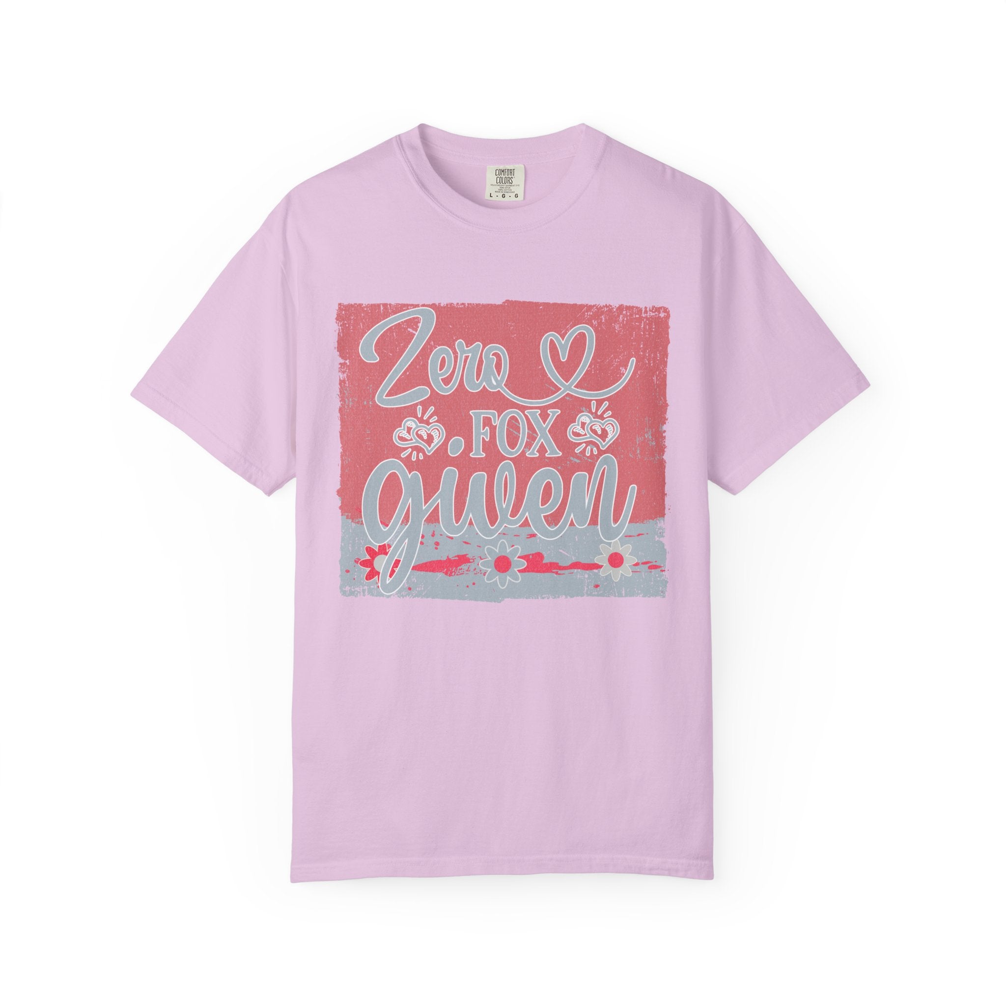 Textured Zero Fox Given T‑Shirt — Funny Retro Rose Graphic Tee