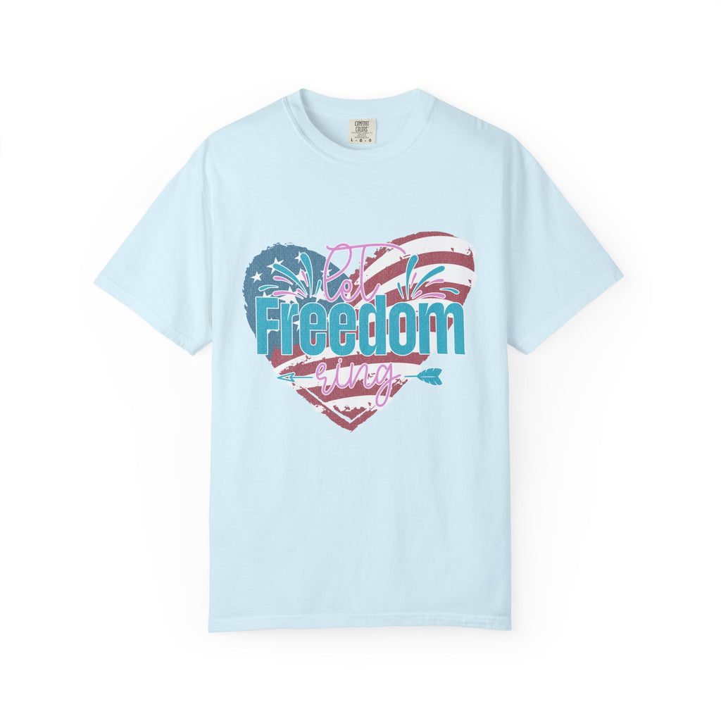 Let Freedom Ring Patriotic  Textured Shirt