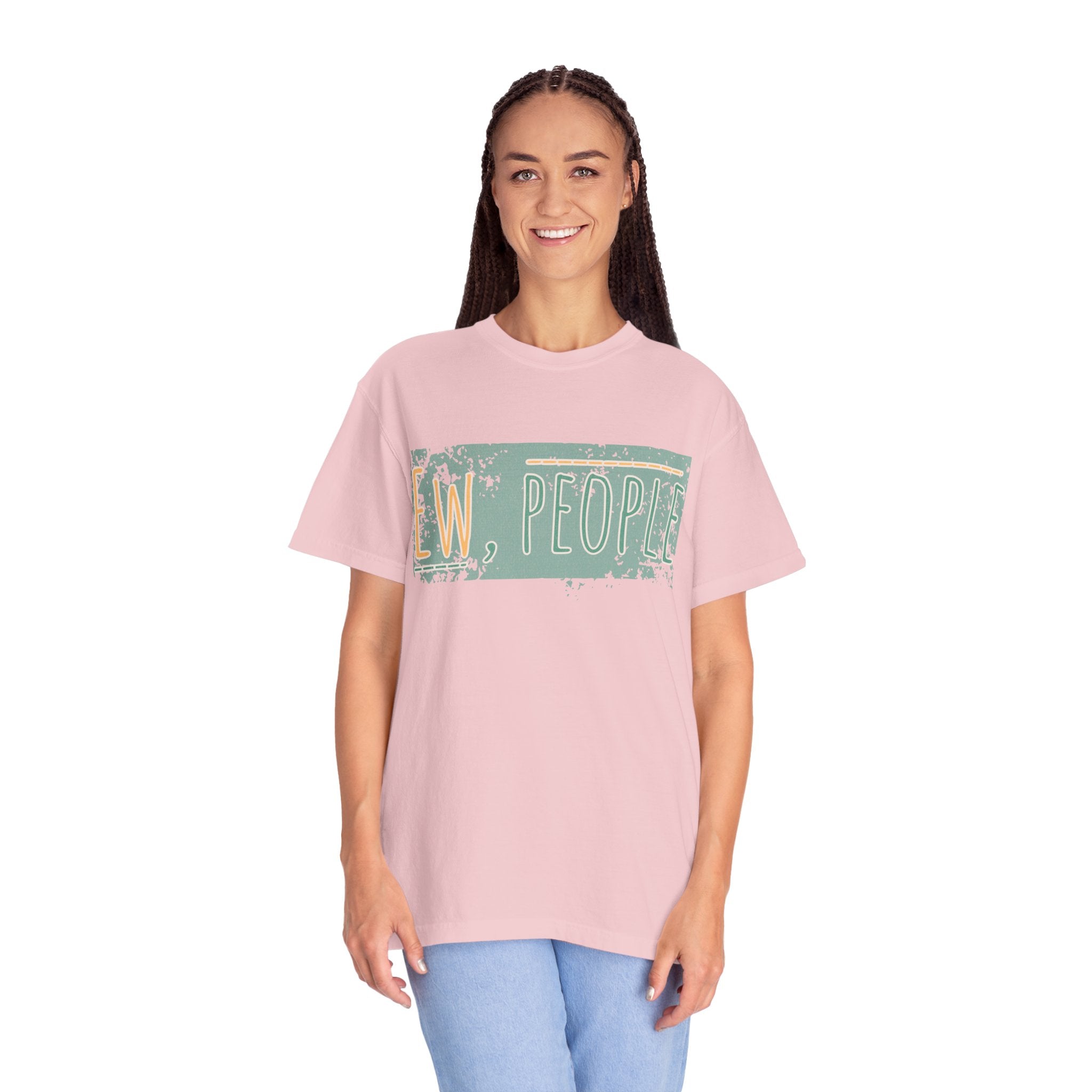 Ew, People Funny Introvert Textured Tee