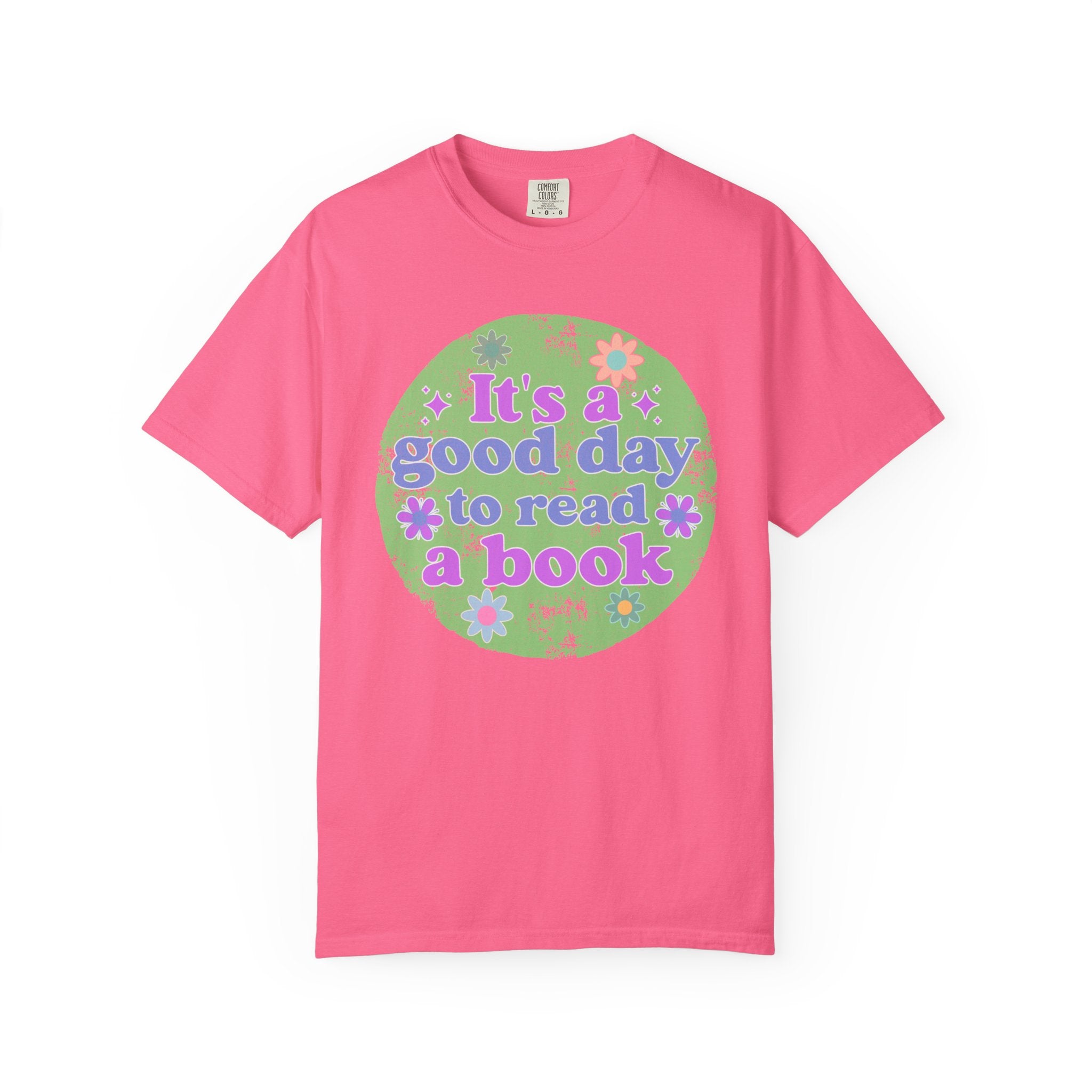 It's a Good Day to Read a Book Textured T-Shirt