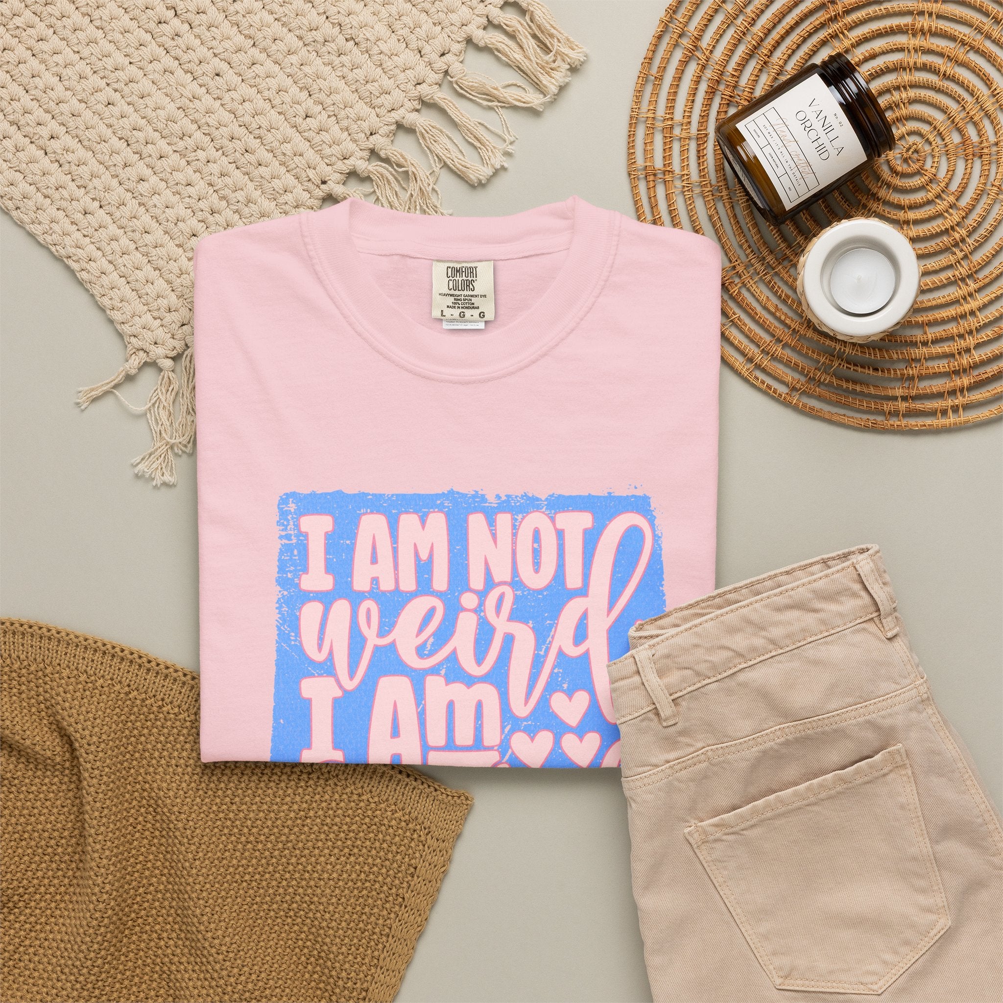 Limited Edition Tee – "I Am Not Weird I Am Limited Edition"Textured Graphic T-Shirt