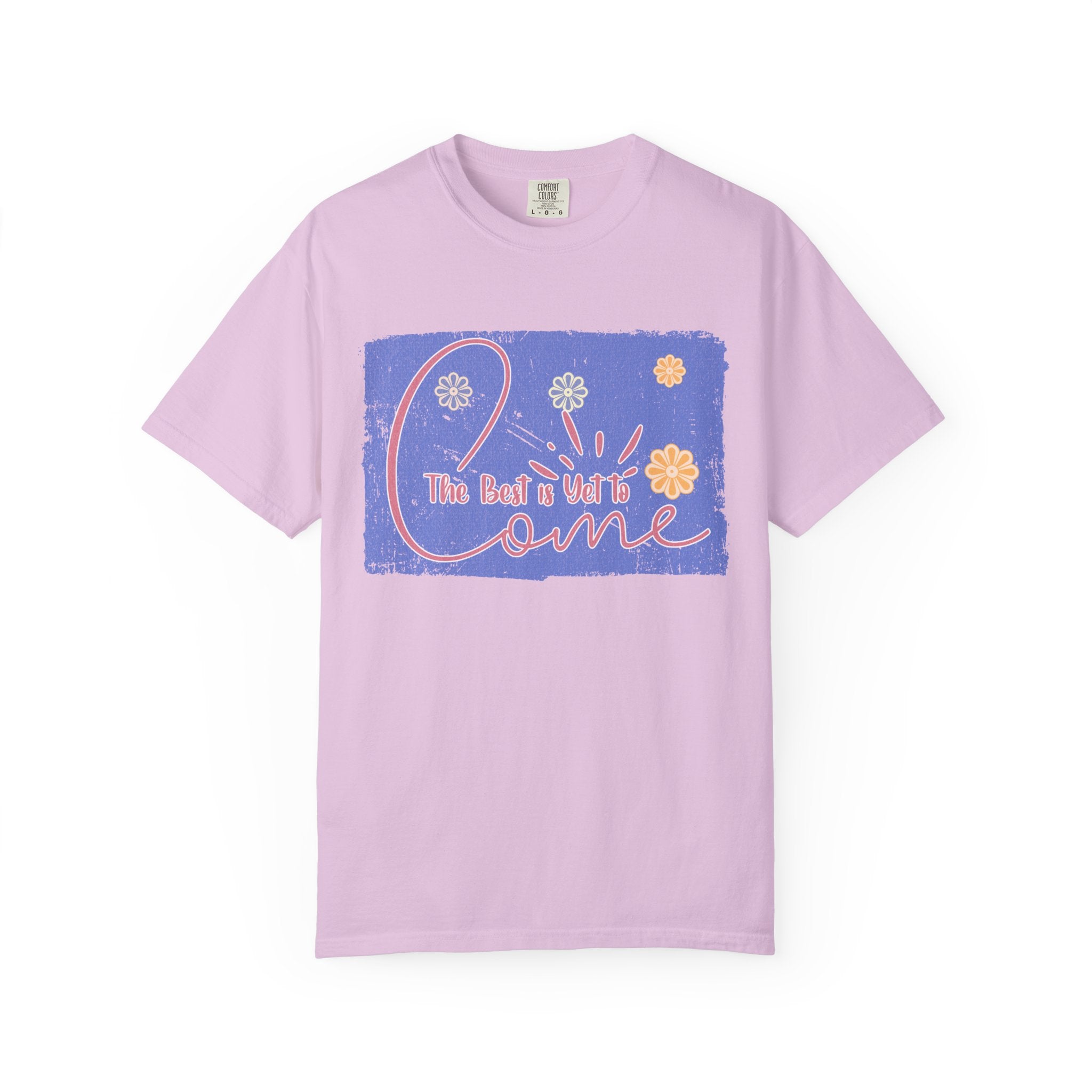 Retro Best Yet Come Tee | Textured Floral Handwritten Graphic