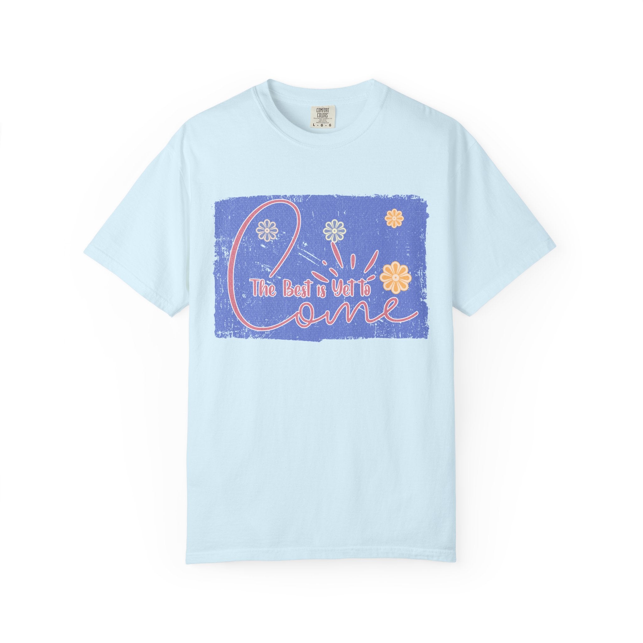 Retro Best Yet Come Tee | Textured Floral Handwritten Graphic