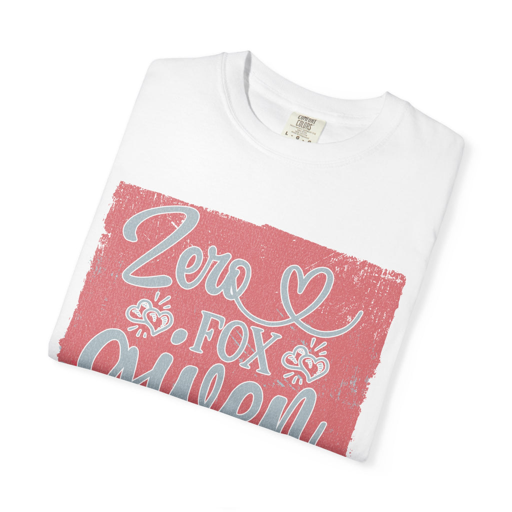 Textured Zero Fox Given T‑Shirt — Funny Retro Rose Graphic Tee