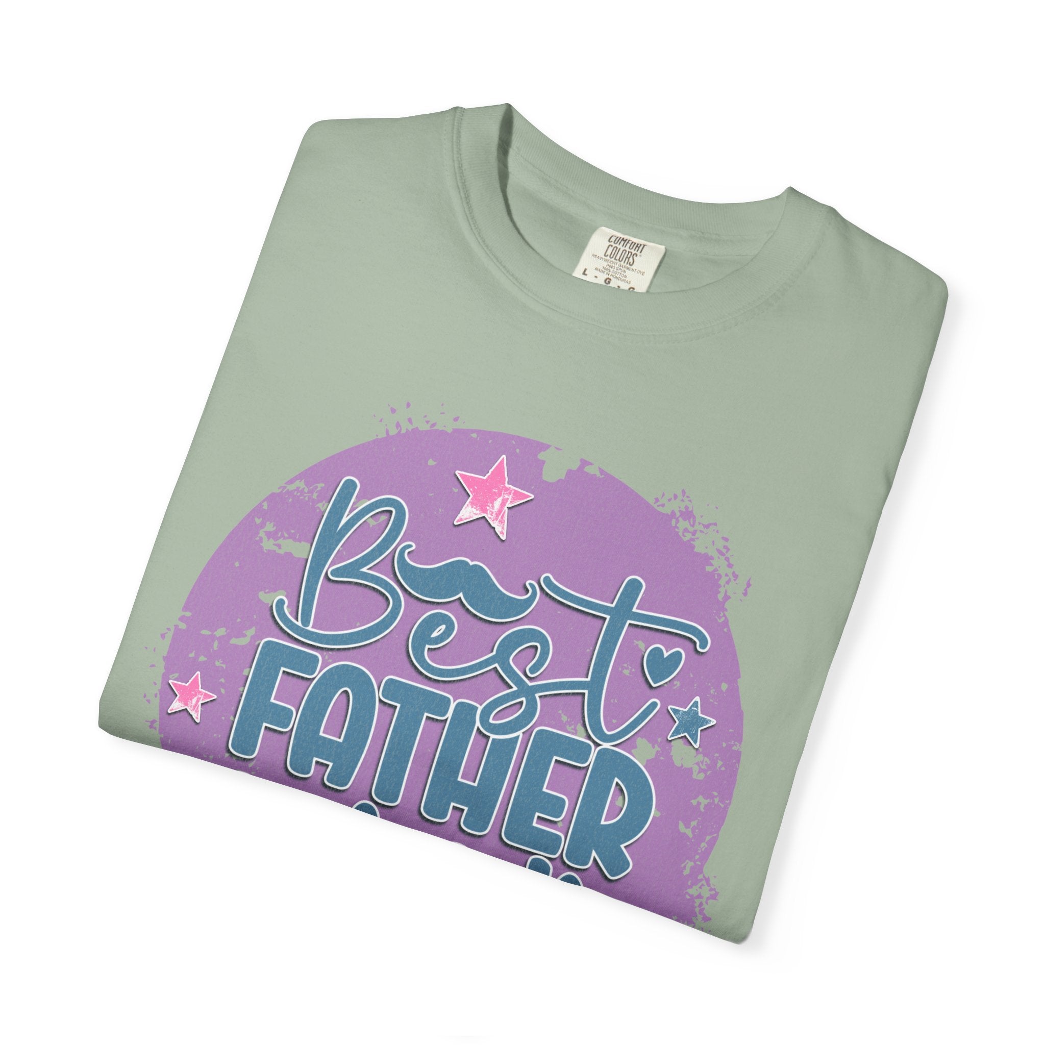 Best Father Ever Textured T-Shirt — Father’s Day Gift Tee