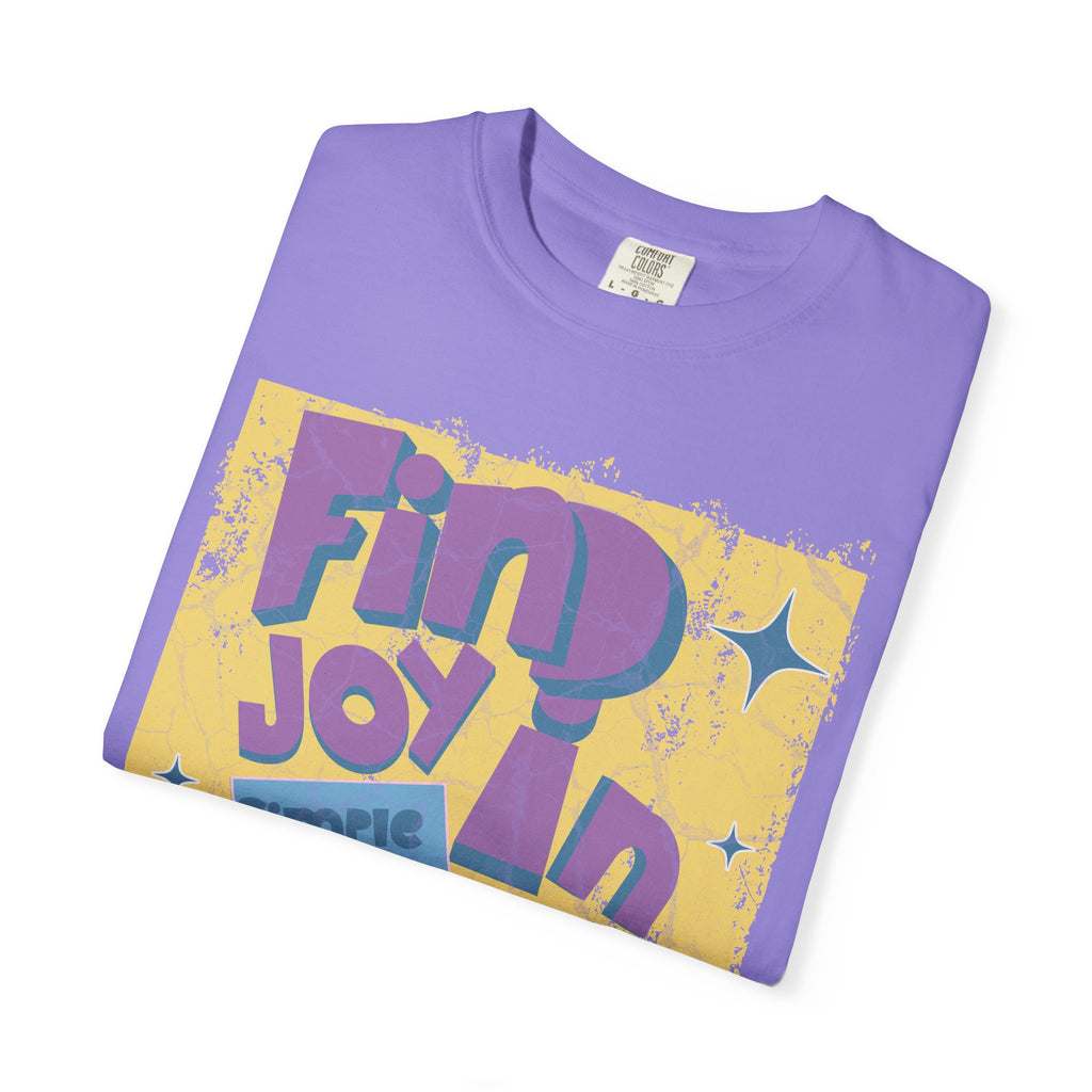 Find Joy In Small Things Textured T-Shirt
