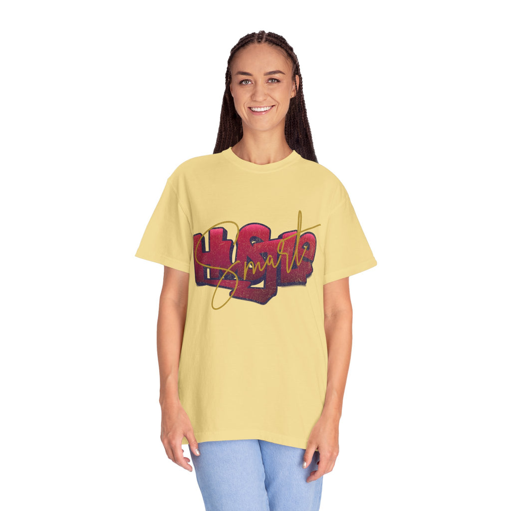 Textured Retro Hustle Smart Graphic Shirt