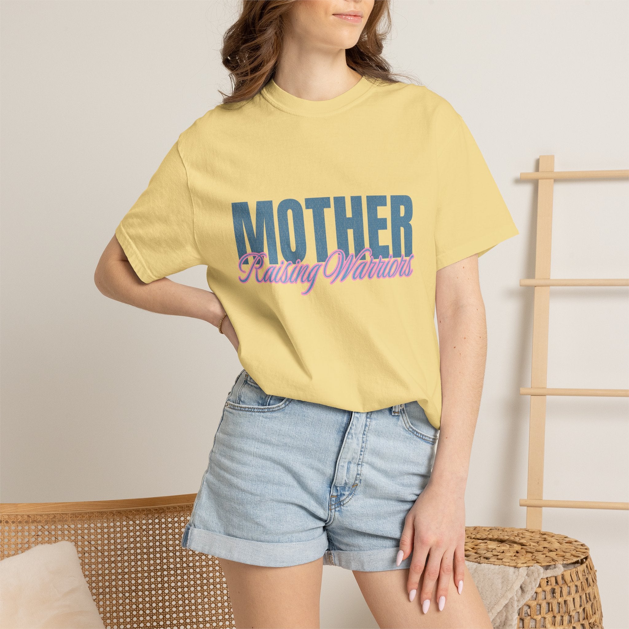 Mother Raising Warriors Retro Textured Tee