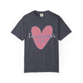 I Am My Mother's Daughter Textured T-Shirt — Pink Heart Mother's Day Tee