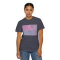 Choose Happy Textured T-Shirt — Retro Floral Positive Message Tee