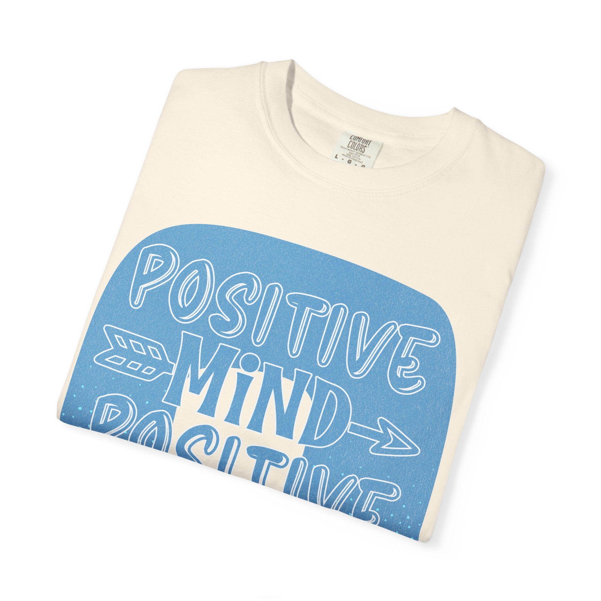 Positive Mind Positive Vibes Textured T-Shirt