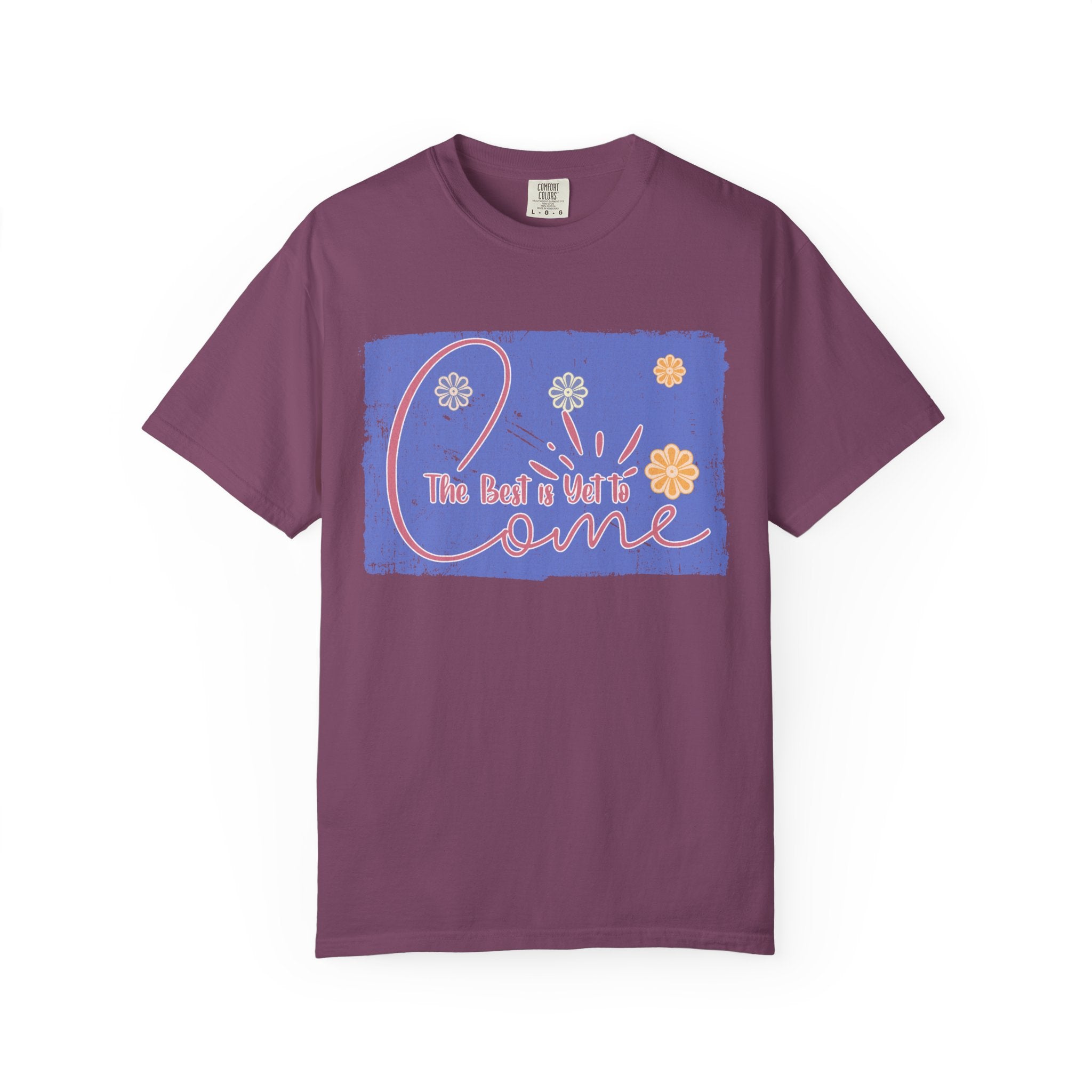Retro Best Yet Come Tee | Textured Floral Handwritten Graphic