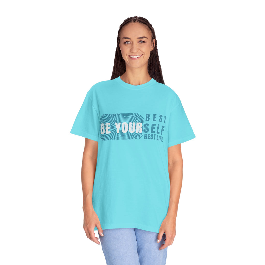 Textured Be Yourself Best Life T-Shirt