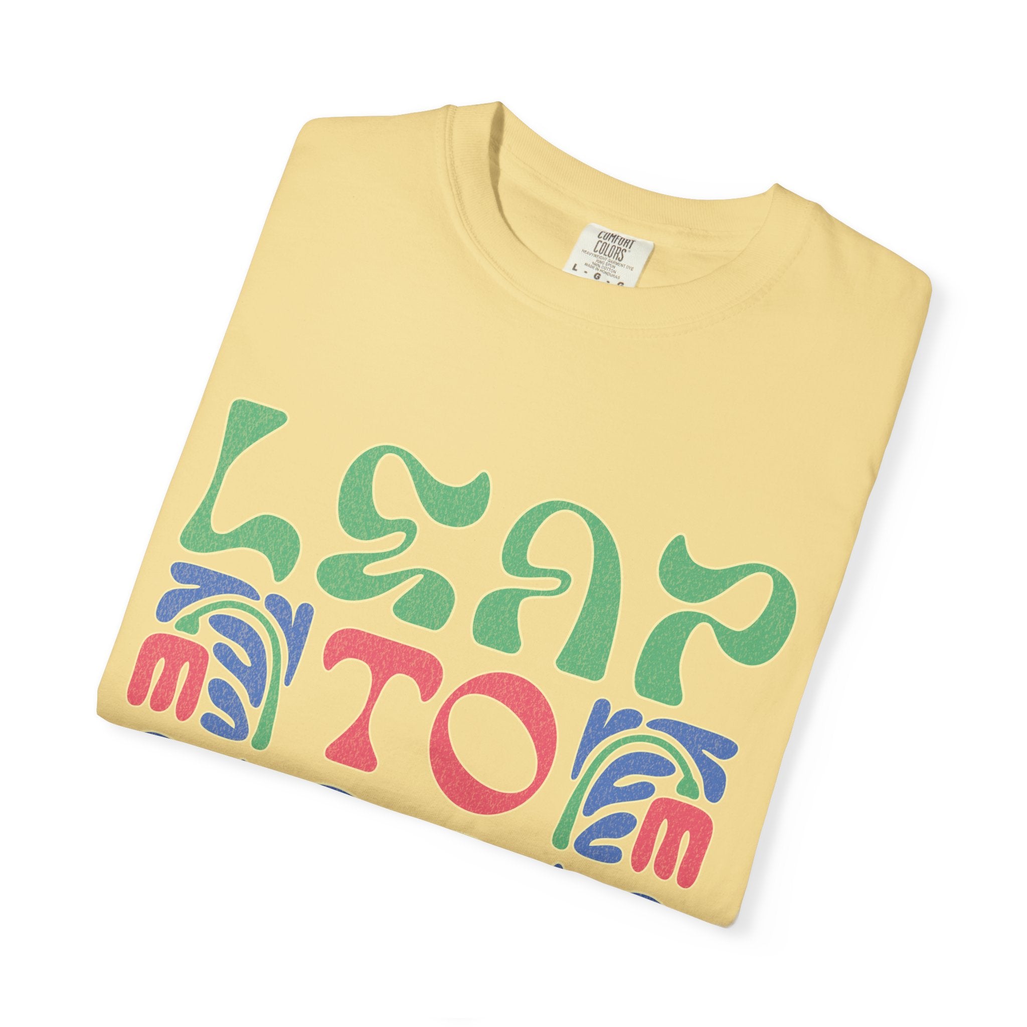 Leap To Soar T-shirt |Textured Retro Psychedelic Typography