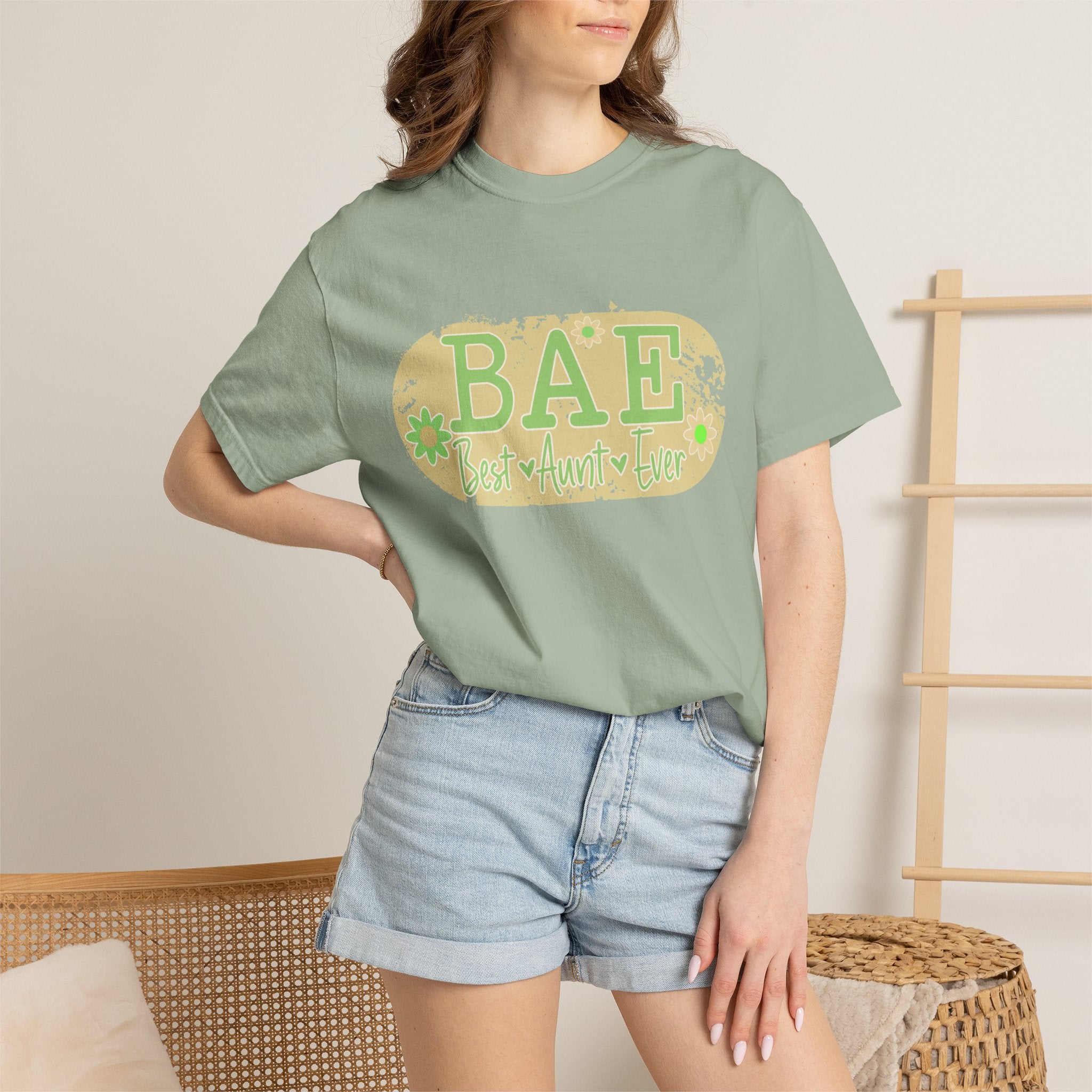 BAE Best Aunt Ever Textured T‑Shirt