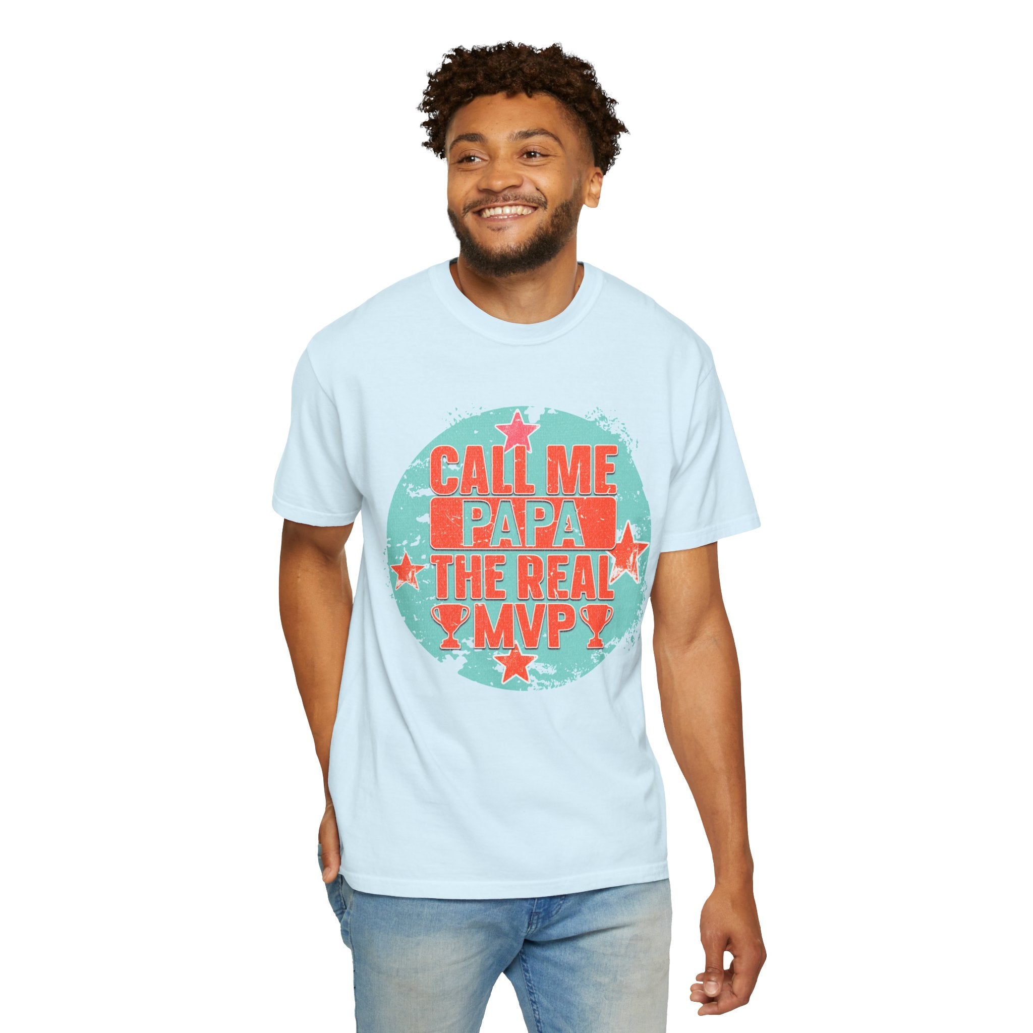 Call Me Papa The Real MVP T-Shirt — Father’s Day Dad Gift