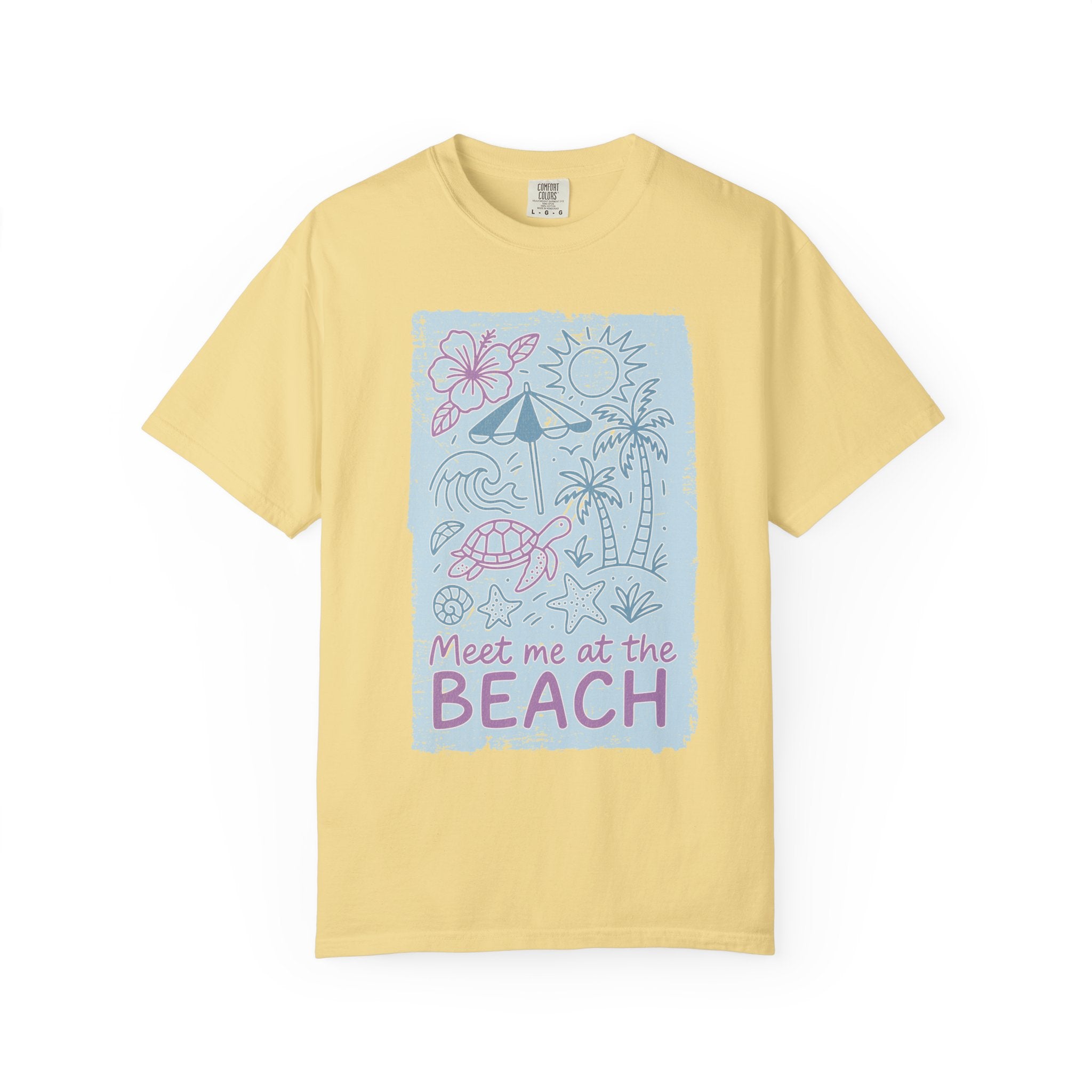 Meet Me at the Beach Textured T-Shirt