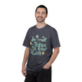 Textured T-Shirt — “Do Small Things With Great Love” Floral Inspirational Tee