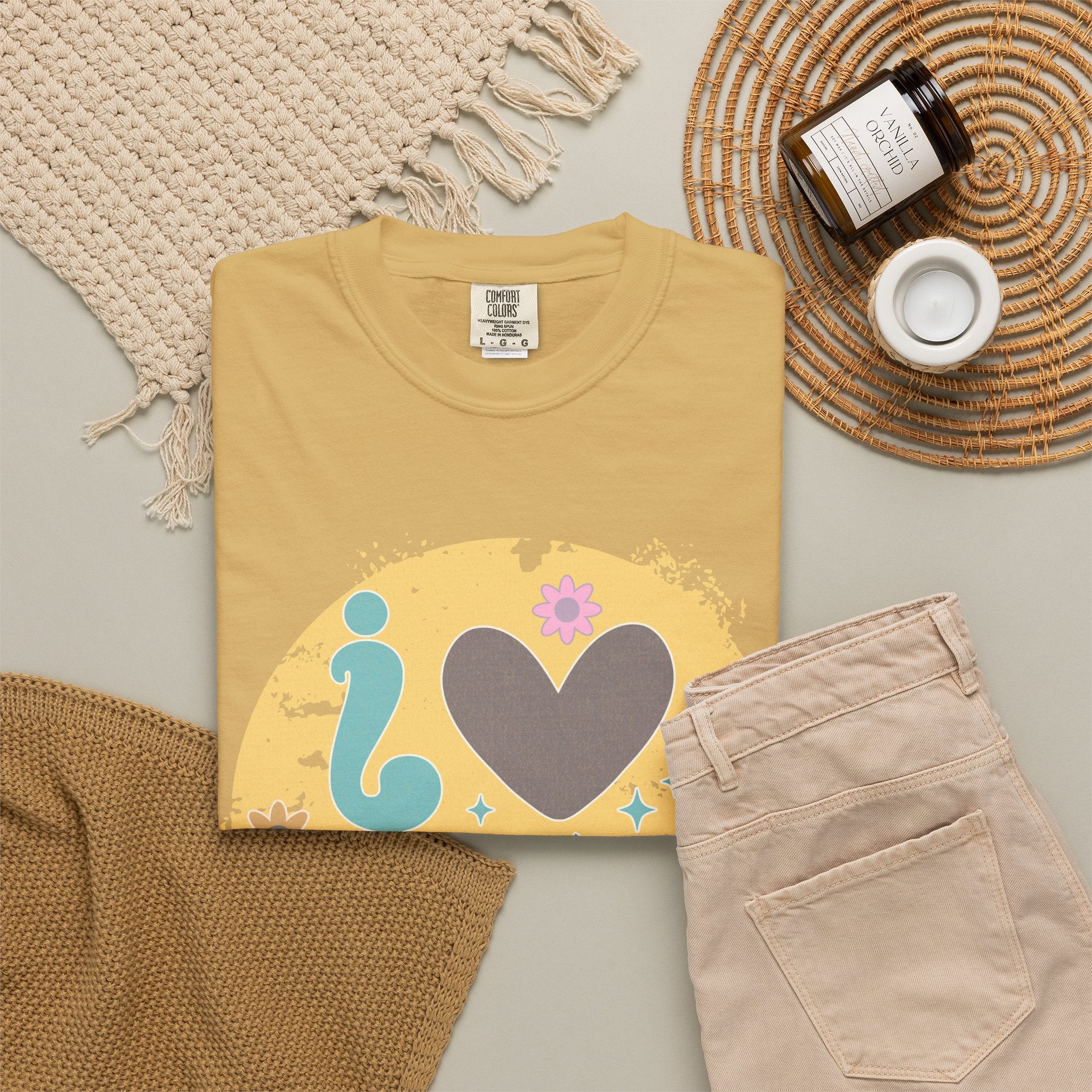 Funny Retro Self Love Retro Textured Tee