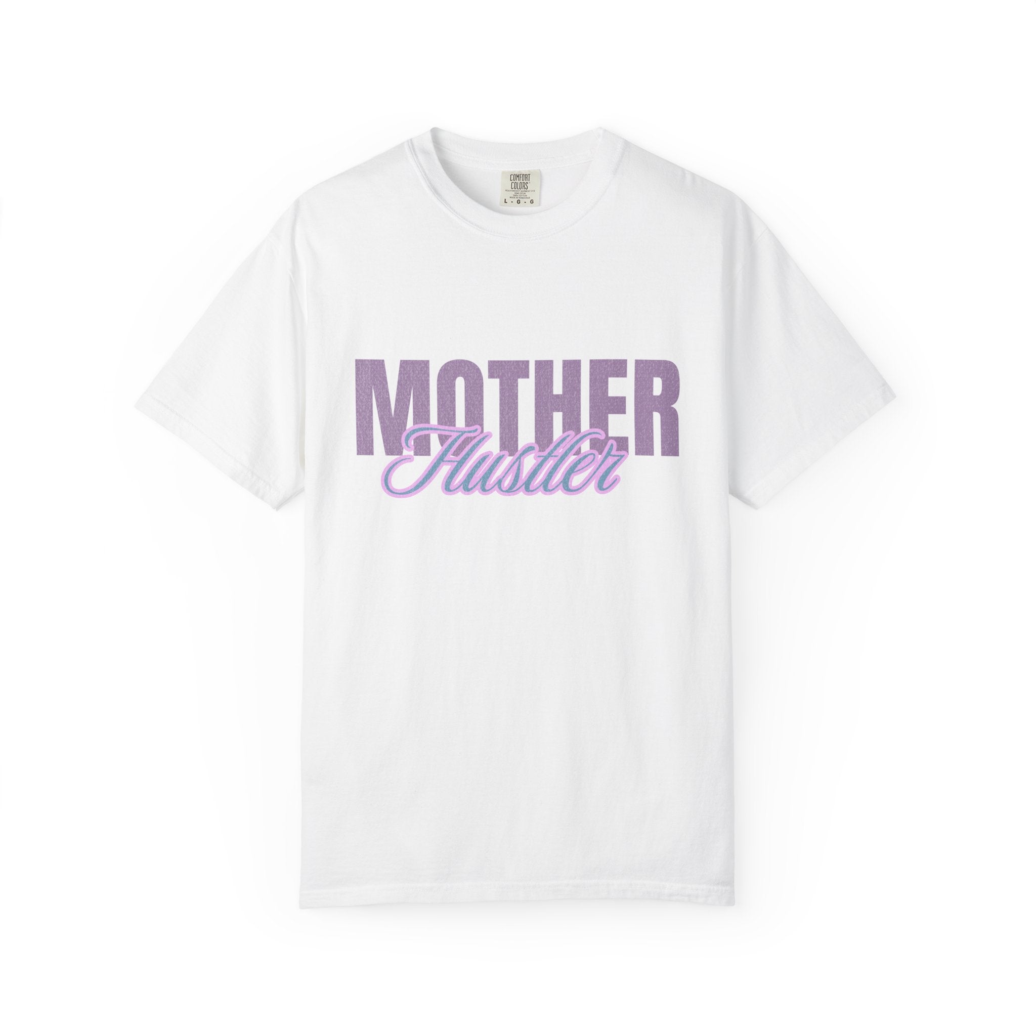 Retro Mother Hustler Vintage Tee Textured Garment-Dyed T-shirt