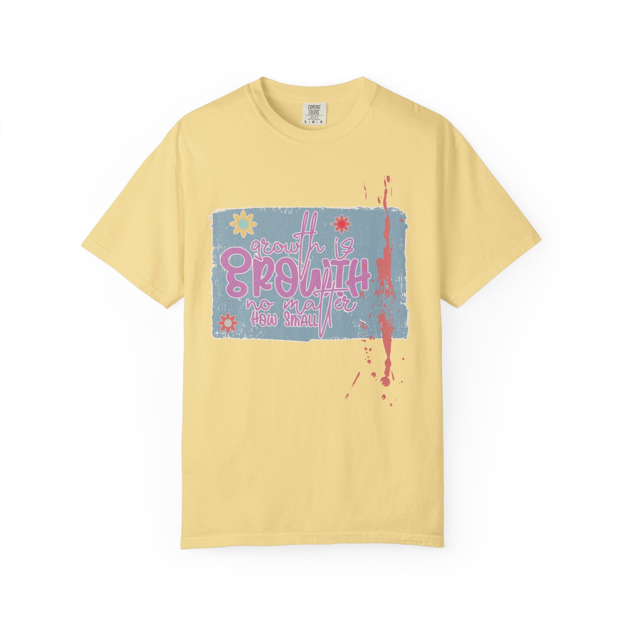 Textured Retro Growth Is Growth Tee