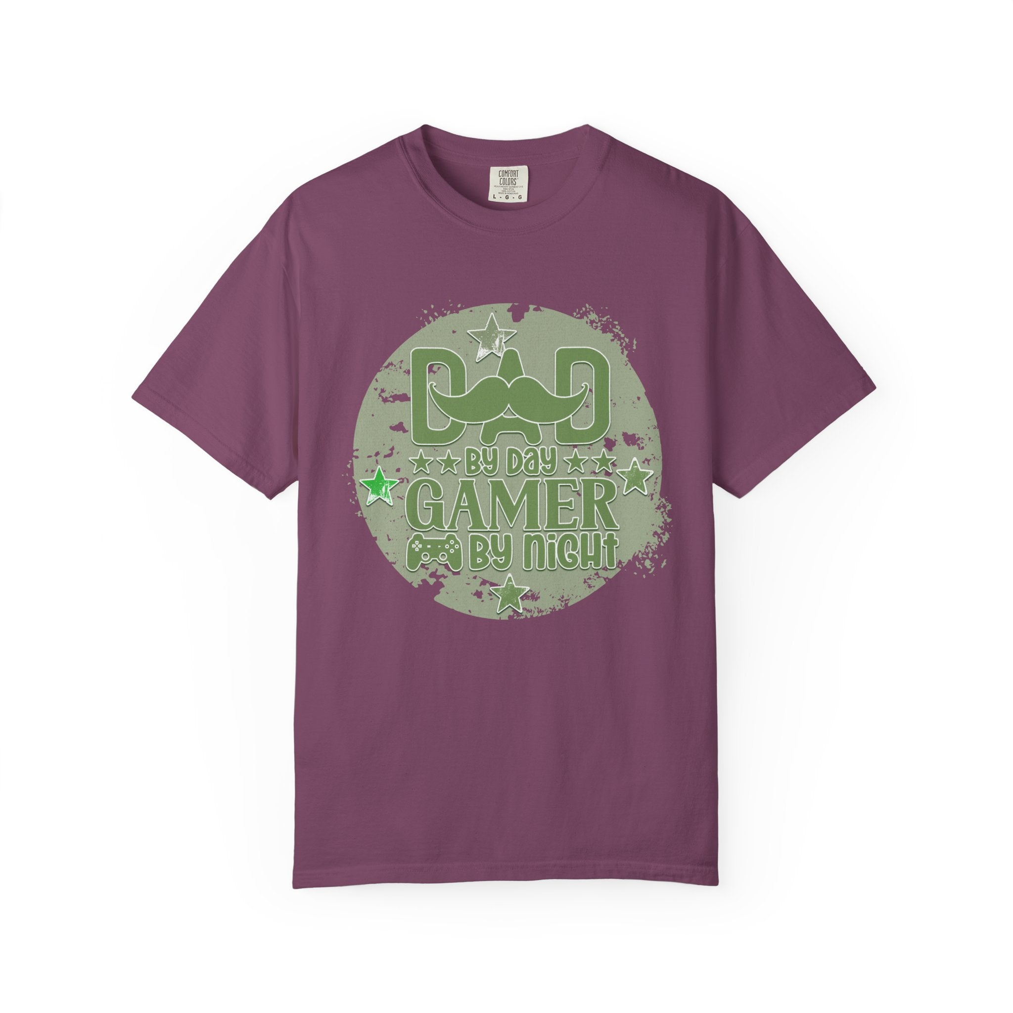 Dad By Day Gamer By Night Textured T-Shirt