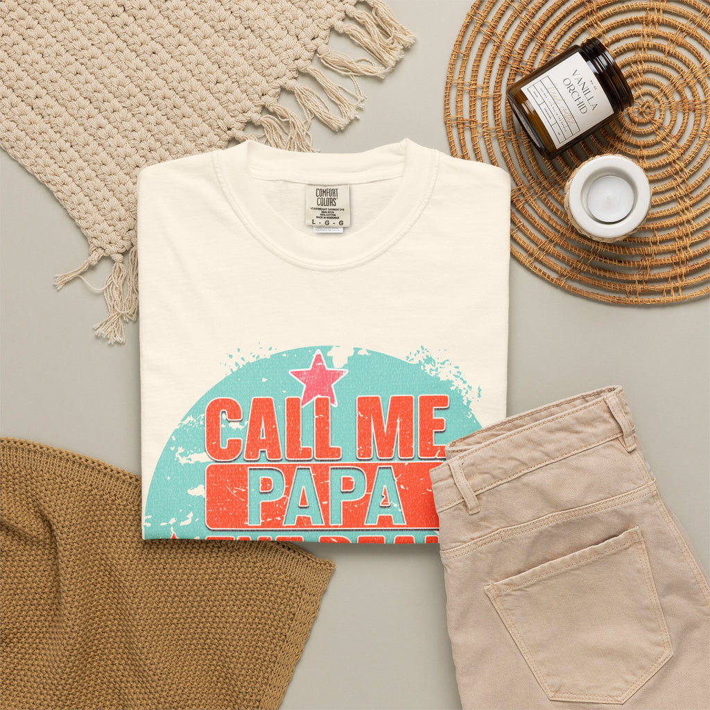 Call Me Papa The Real MVP T-Shirt — Father’s Day Dad Gift