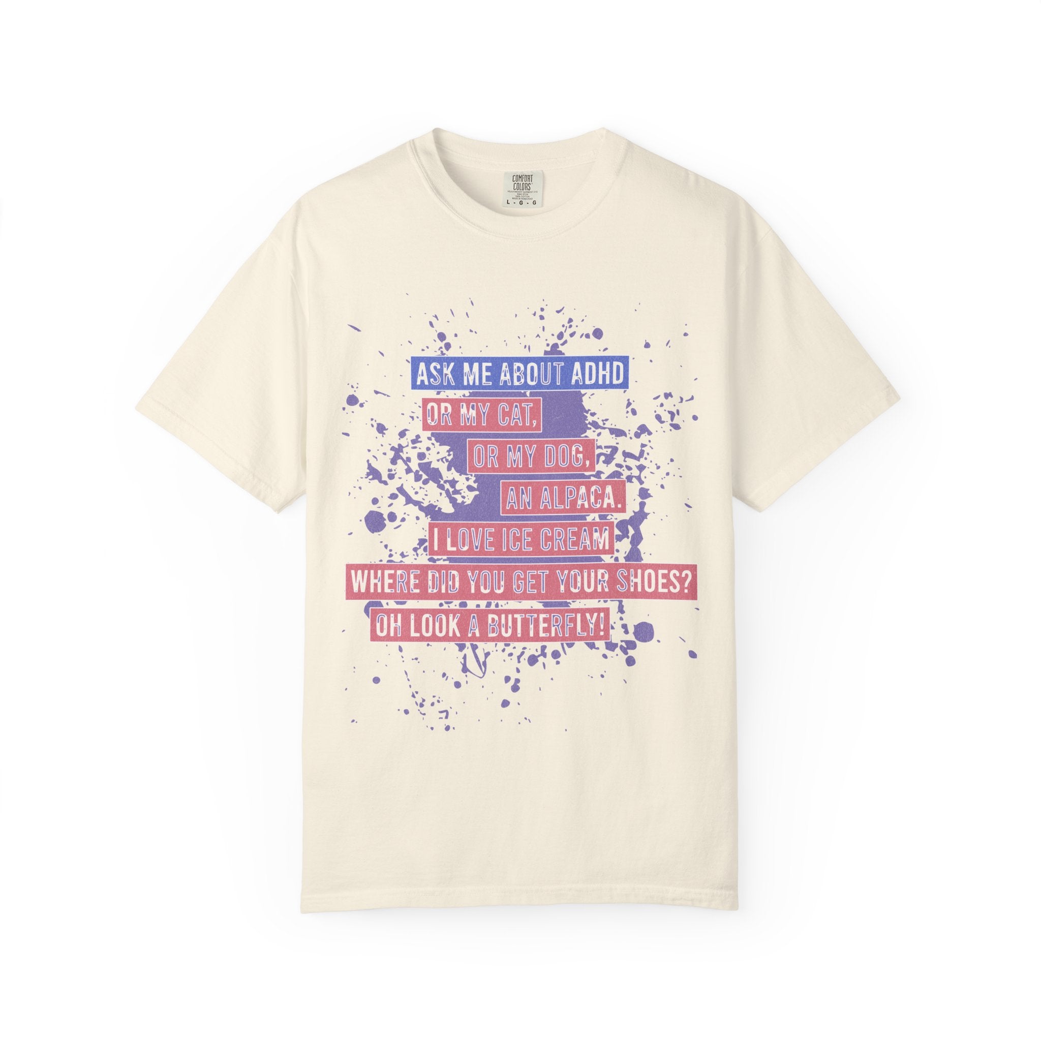 ADHD Funny Quote T-Shirt — 'Ask Me About ADHD' Graphic Tee
