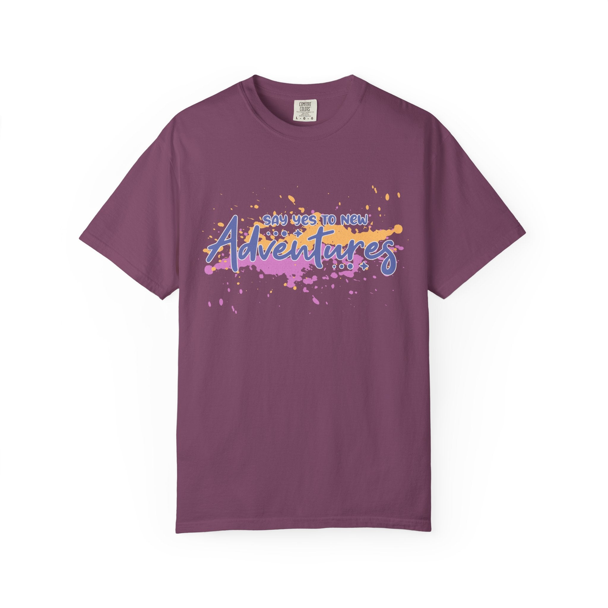 Adventure T‑Shirt – "Say Yes to New Adventures" Graphic Tee