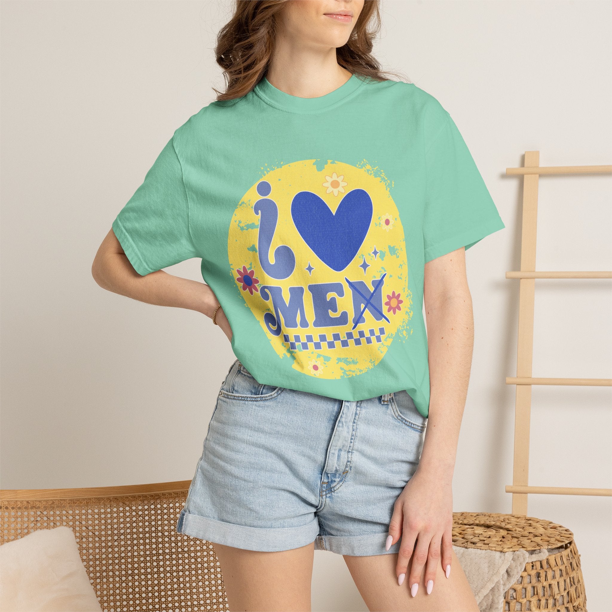 Funny Retro Self Love Textured Tee
