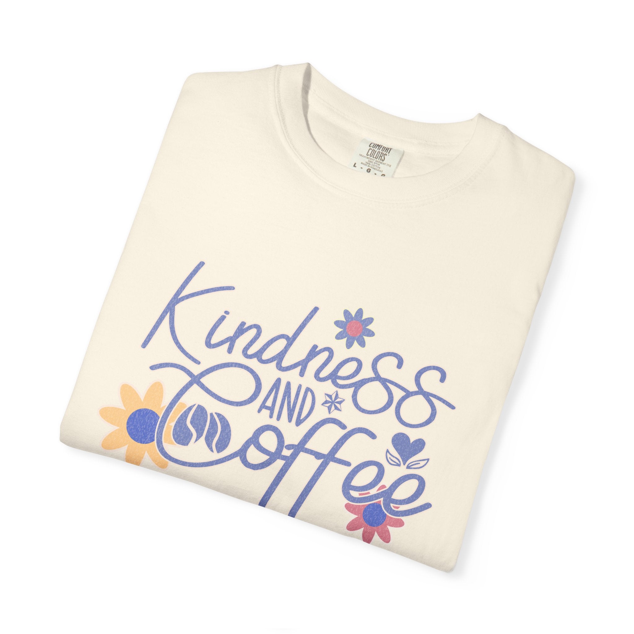 Textured Kindness and Coffee T-Shirt