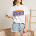 ADHD Retro Stripe T-Shirt — "Highway To... Hey Look A Squirrel" Graphic Tee