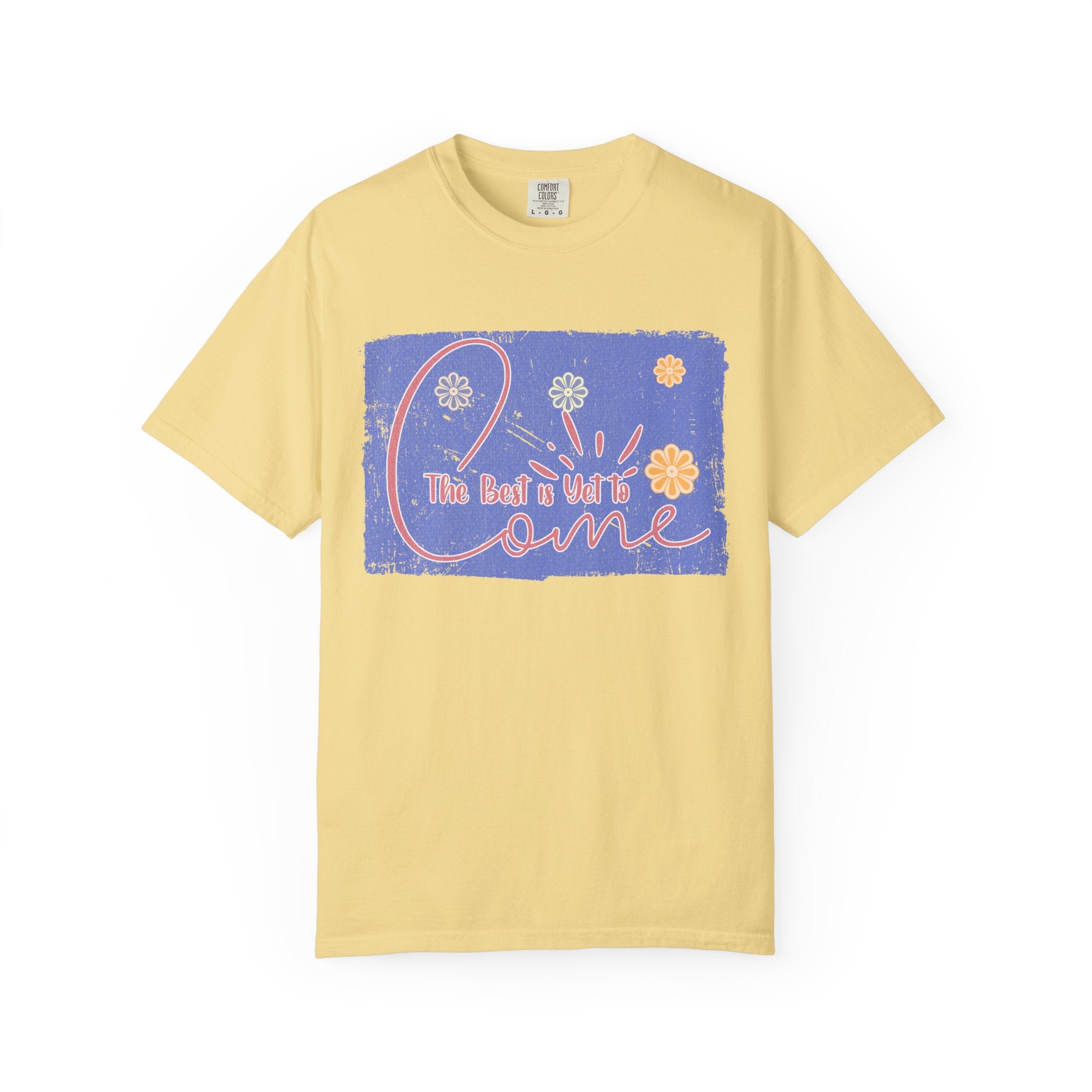 Retro Best Yet Come Tee | Textured Floral Handwritten Graphic