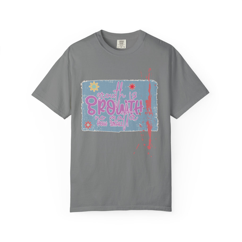 Textured Retro Growth Is Growth Tee