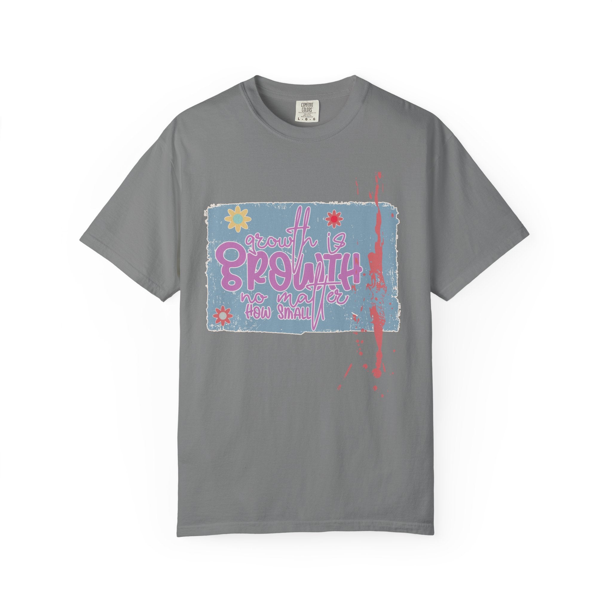 Textured Retro Growth Is Growth Tee