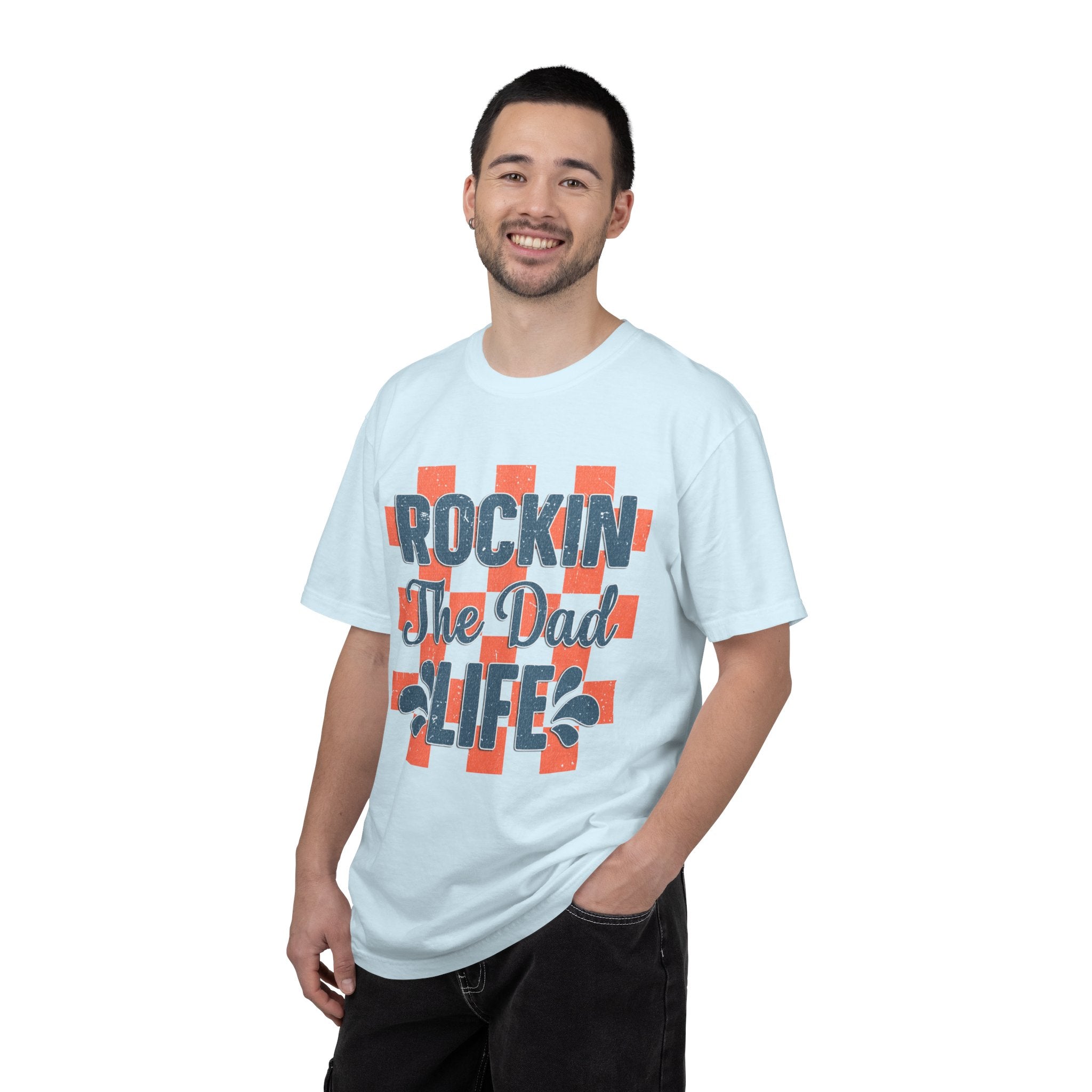 Textured Rockin' The Dad Life T-Shirt