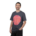 Textured T-Shirt — "Do Small Things With Great Love" Floral Circle Graphic