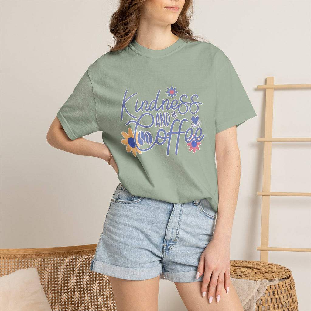 Textured Kindness and Coffee T-Shirt