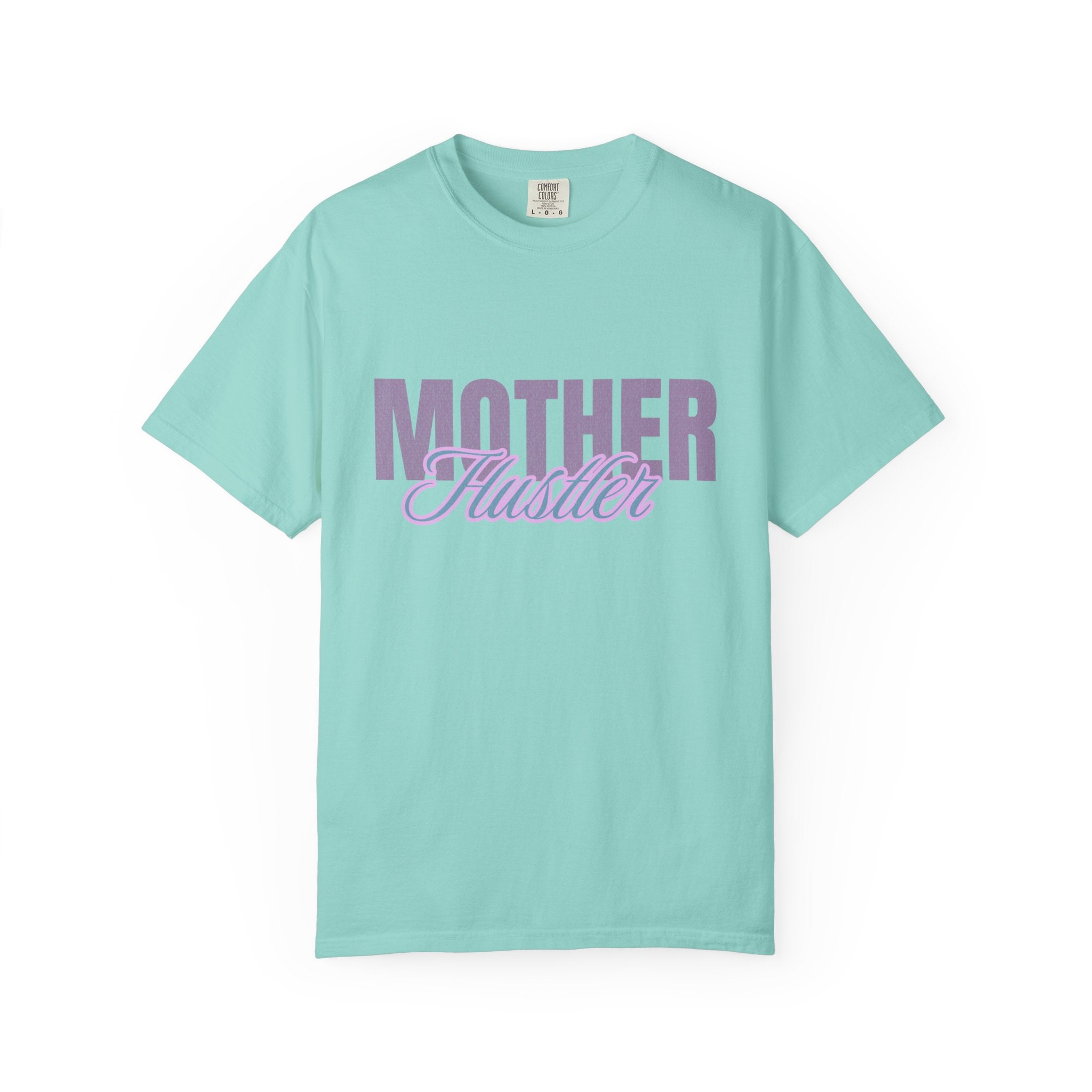 Retro Mother Hustler Vintage Tee Textured Garment-Dyed T-shirt