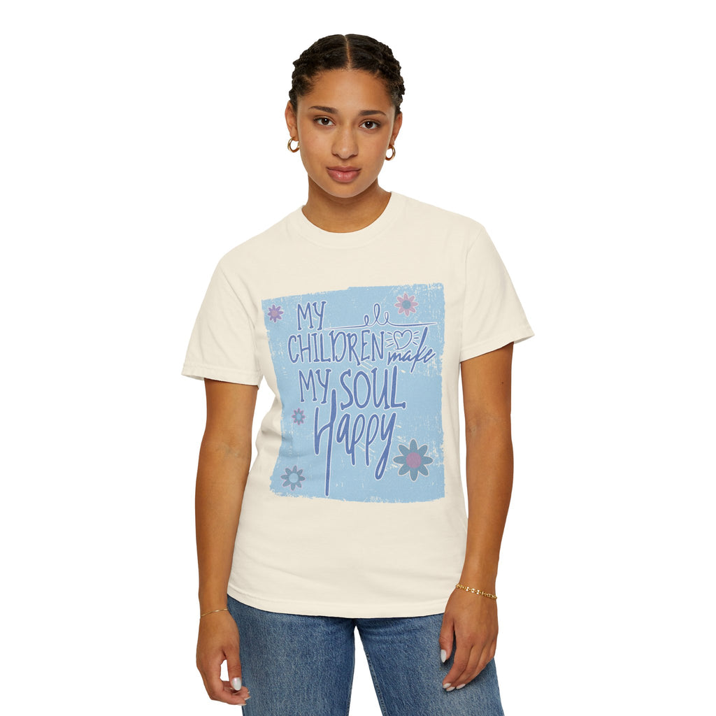 My Children Make My Soul Happy Textured T-Shirt