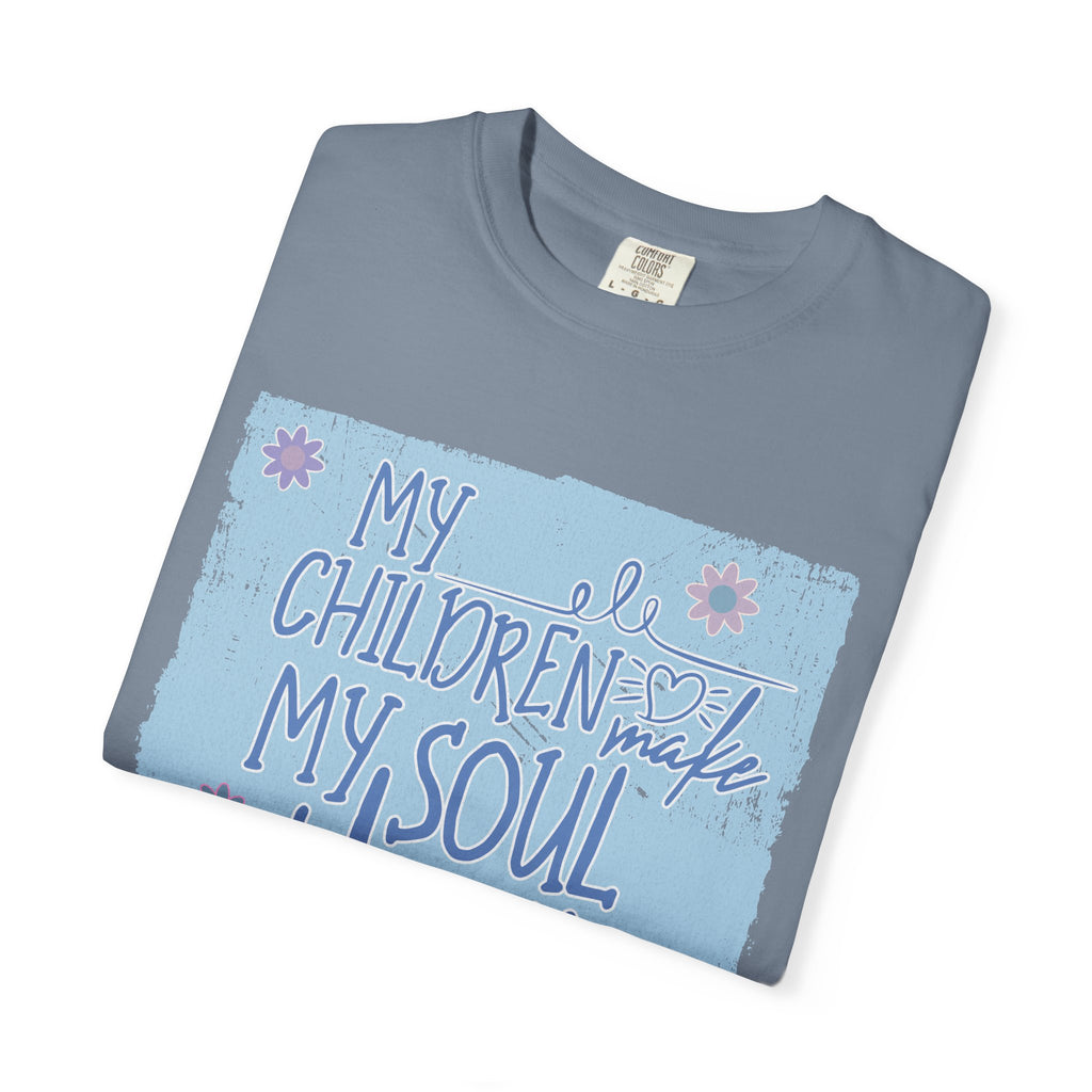 My Children Make My Soul Happy Textured T-Shirt