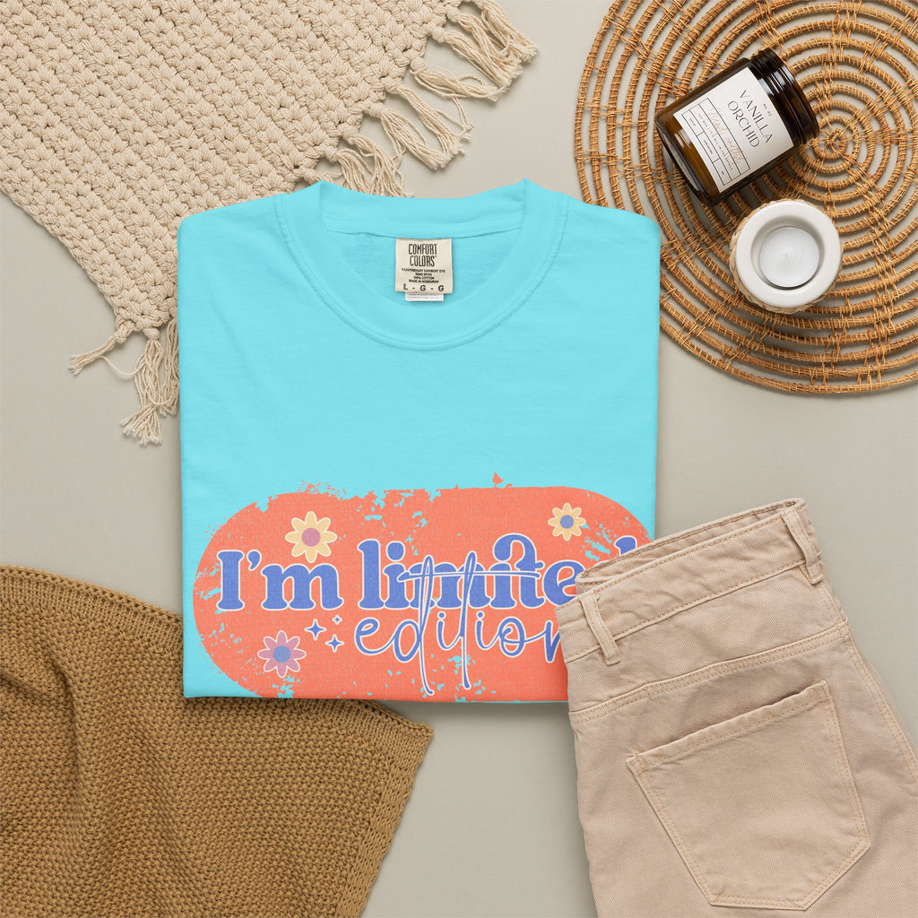 Textured I'm Limited Edition T-Shirt — Retro Floral Graphic Tee